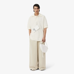 SS26 RUNWAY Erkek Beyaz Polo Beyaz