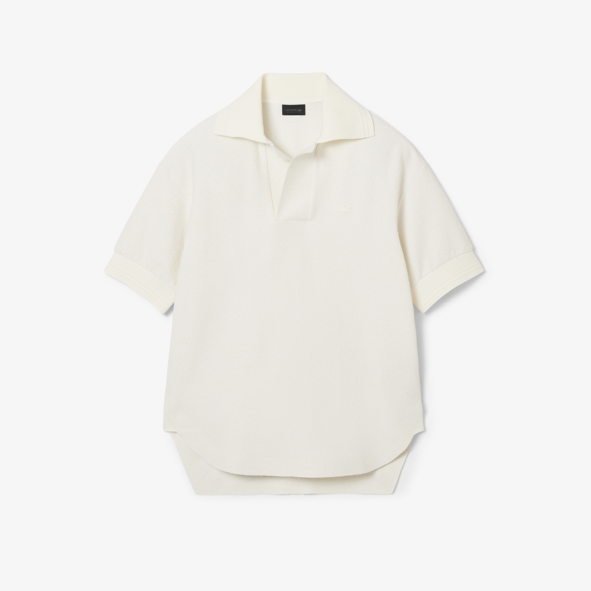 Lacoste SS26 RUNWAY Erkek Beyaz Polo görsel 5