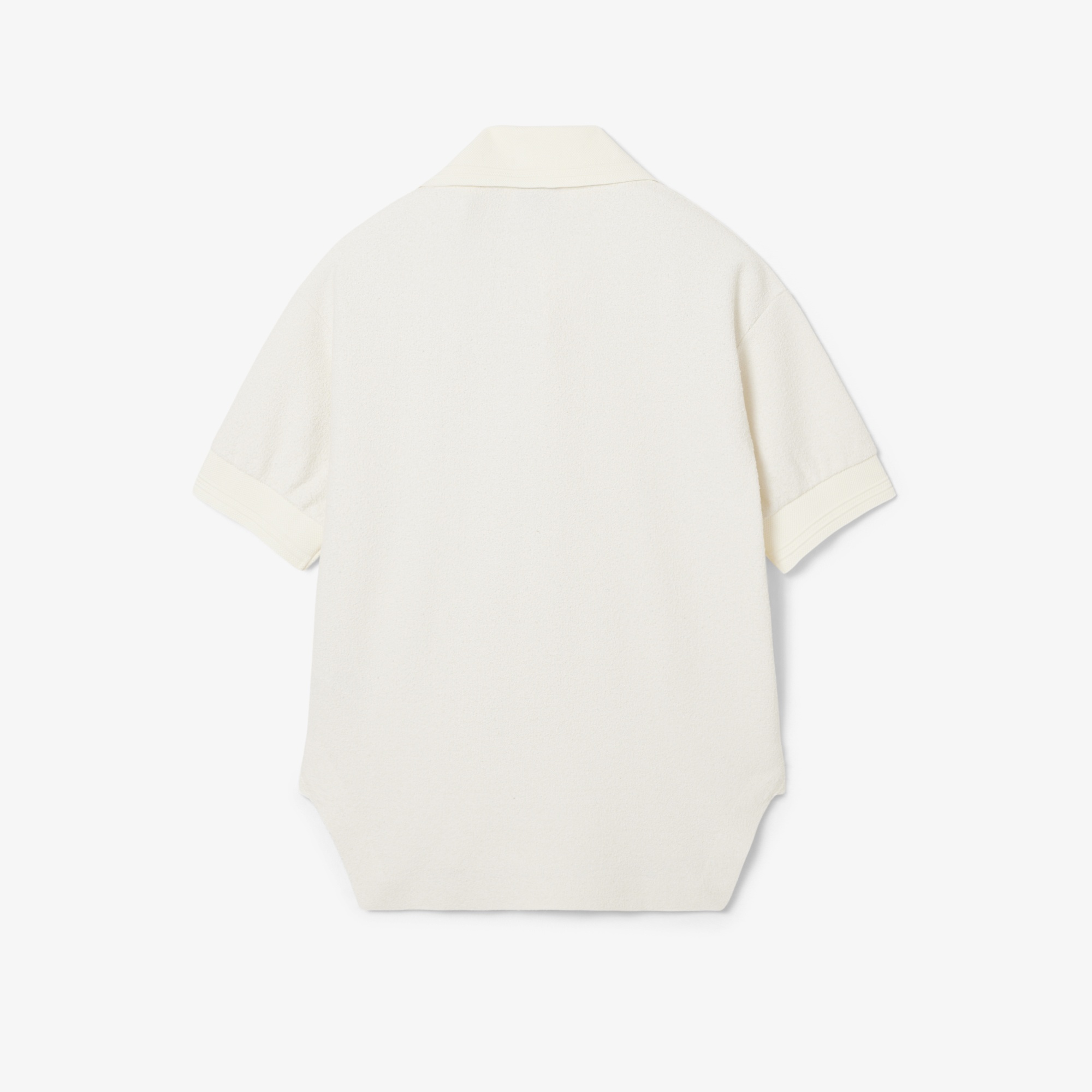 SS26 RUNWAY Erkek Beyaz Polo