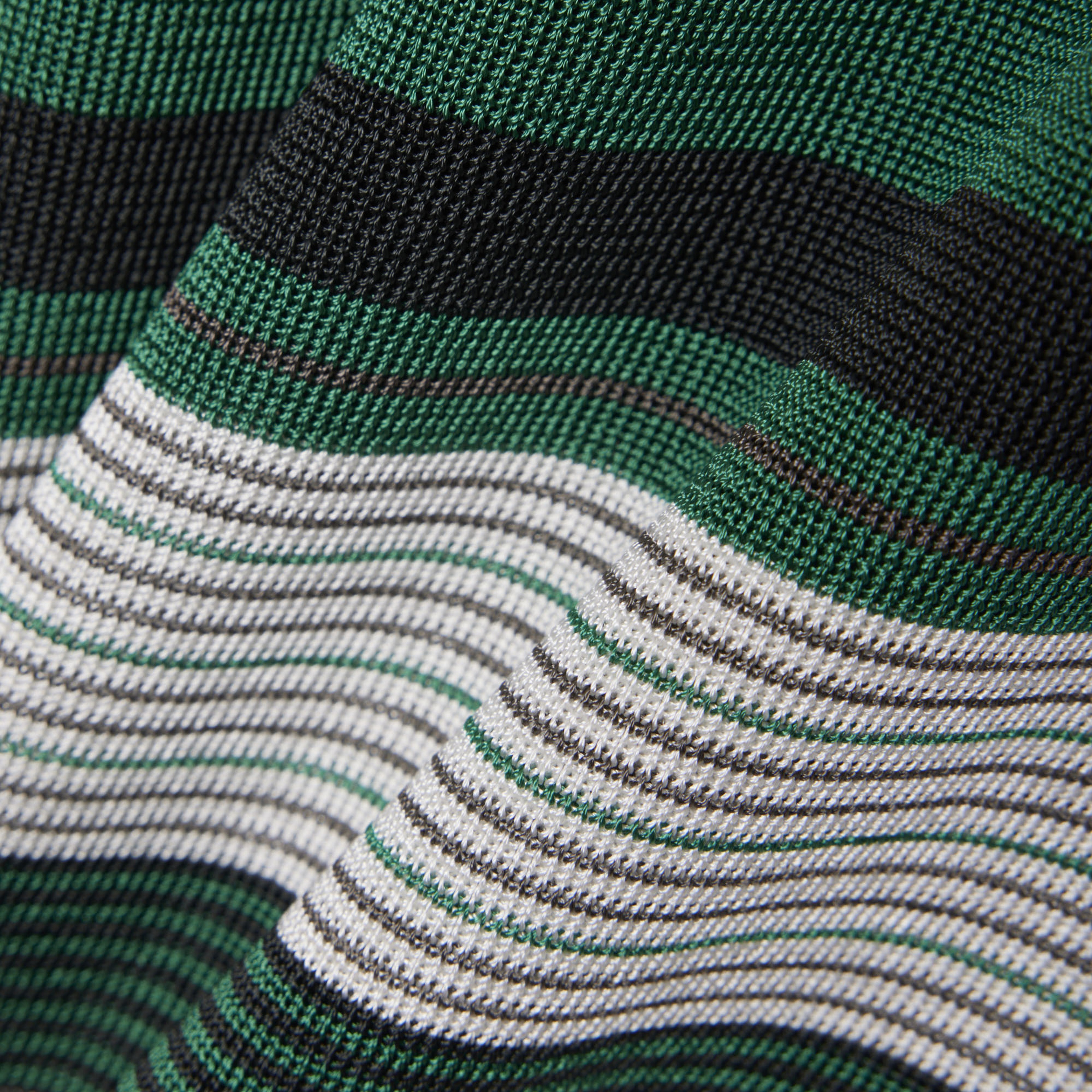 SS26 RUNWAY Unisex Oversize Fit Bisiklet Yaka Çizgili Beyaz T-Shirt