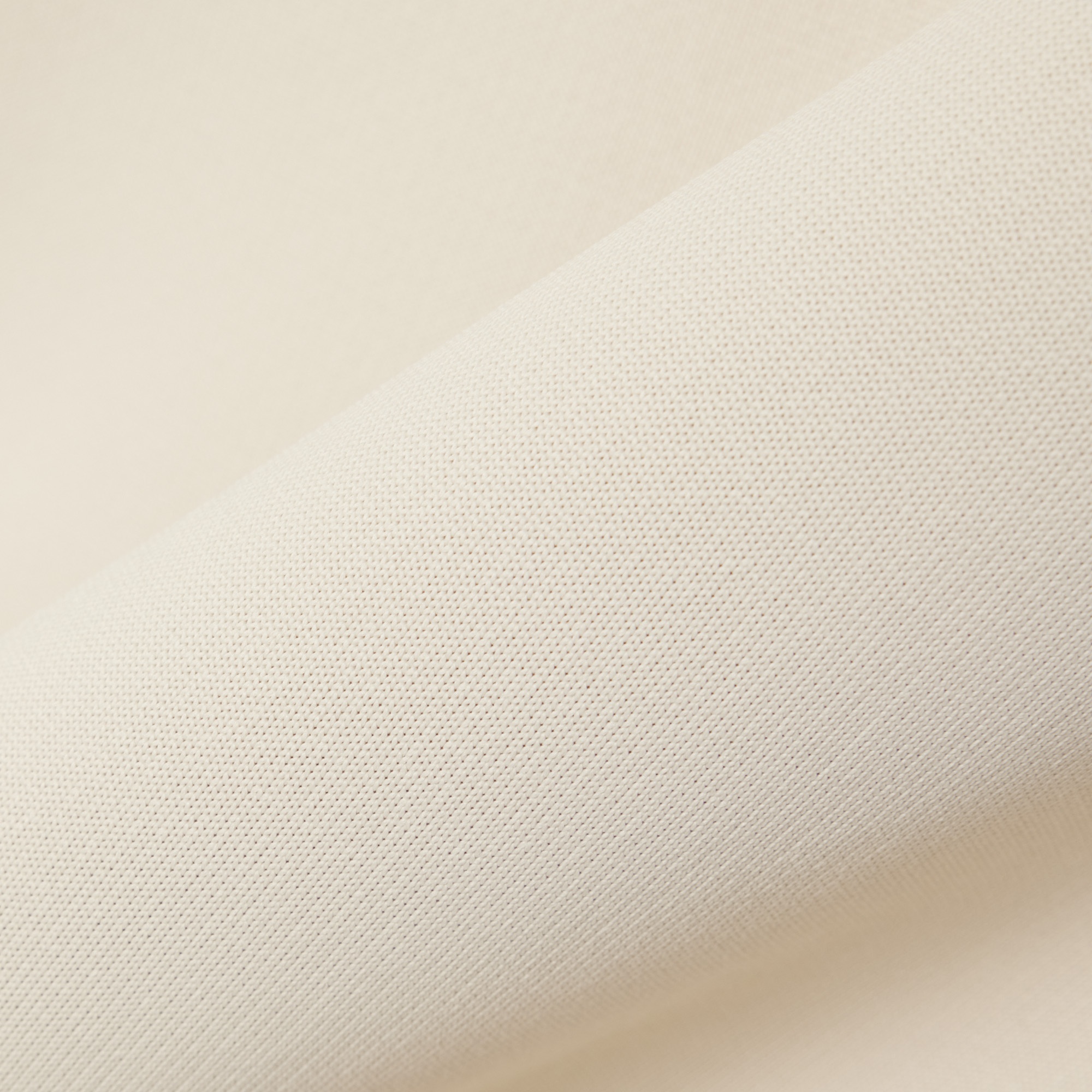 SS26 RUNWAY Kadın Relaxed Fit V Yaka Saten Bej Sweatshirt