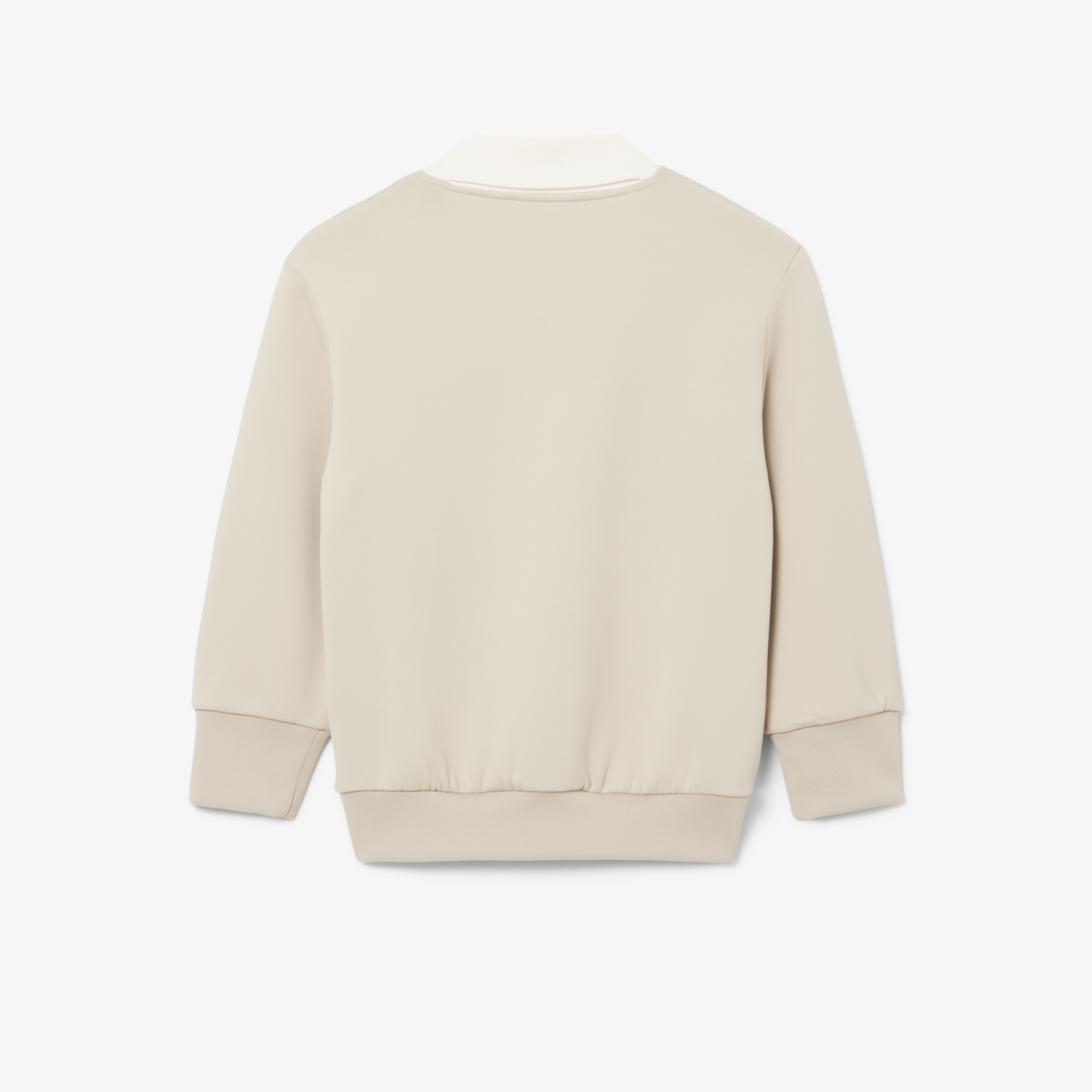 SS26 RUNWAY Kadın Relaxed Fit V Yaka Saten Bej Triko