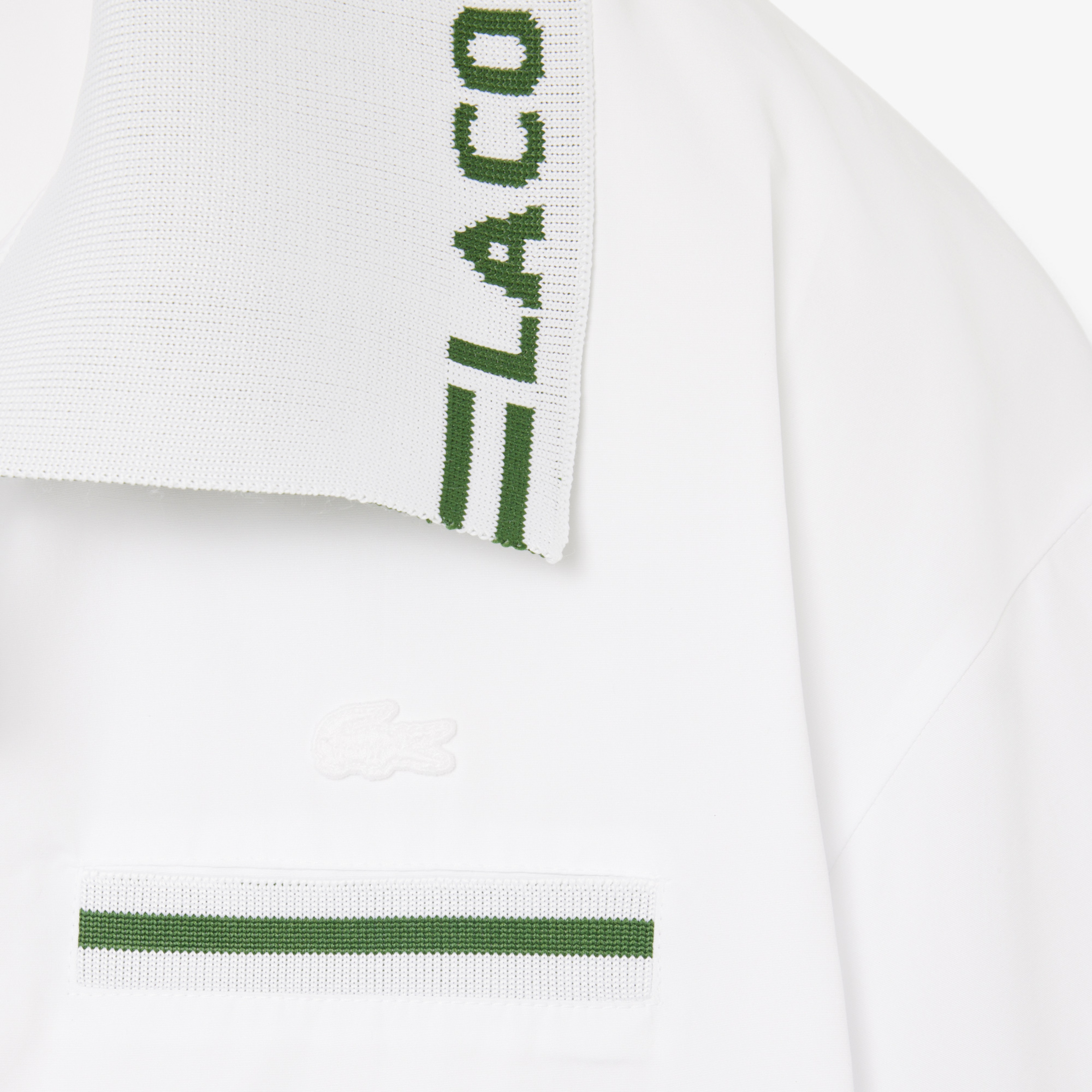 SS26 RUNWAY Kadın Relaxed Fit Kısa Kollu Beyaz Gömlek