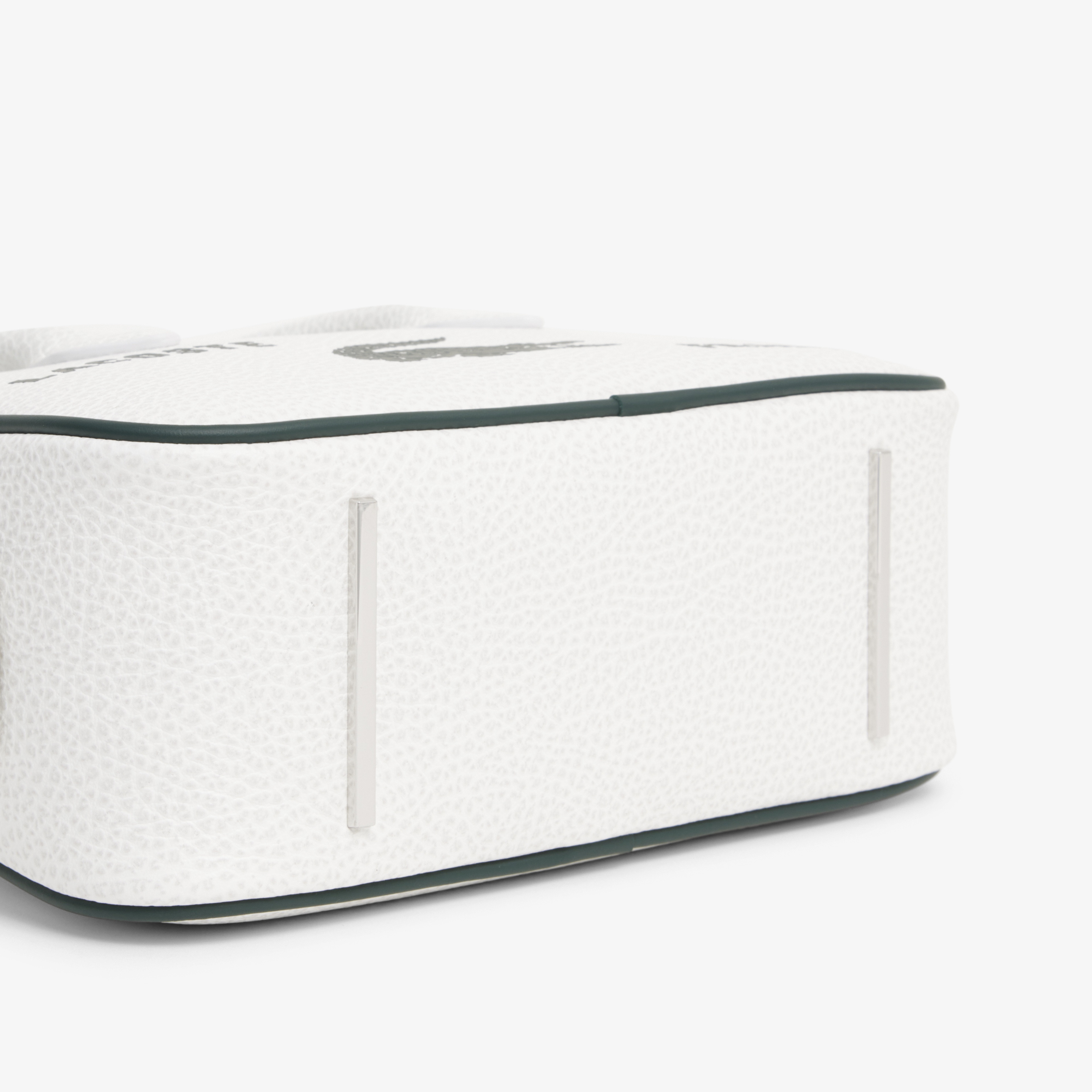 SS26 RUNWAY Unisex Deri Beyaz Seyahat Çantası