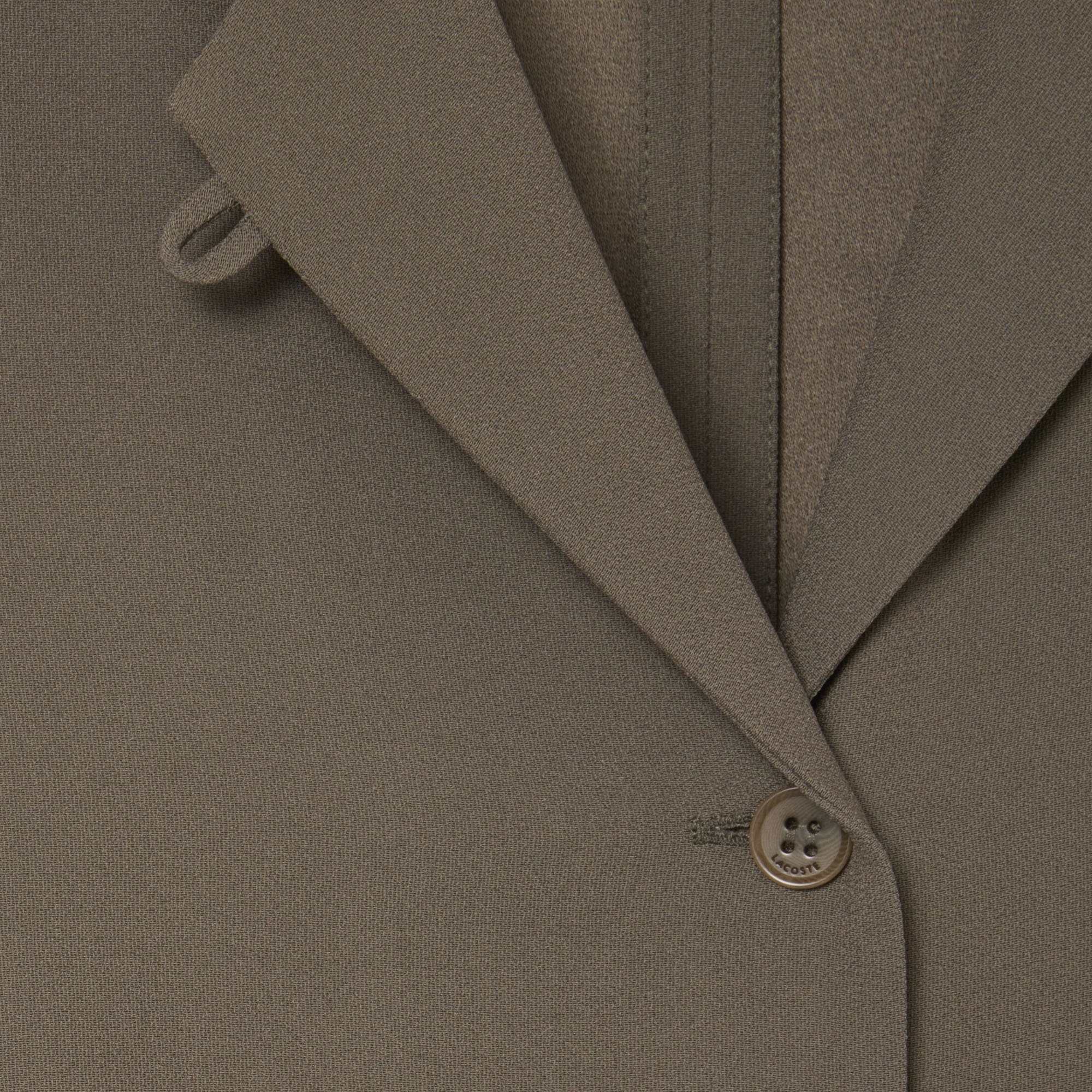 SS26 RUNWAY Kadın Regular Fit Kısa Kollu Polo Yaka Kahverengi Elbise