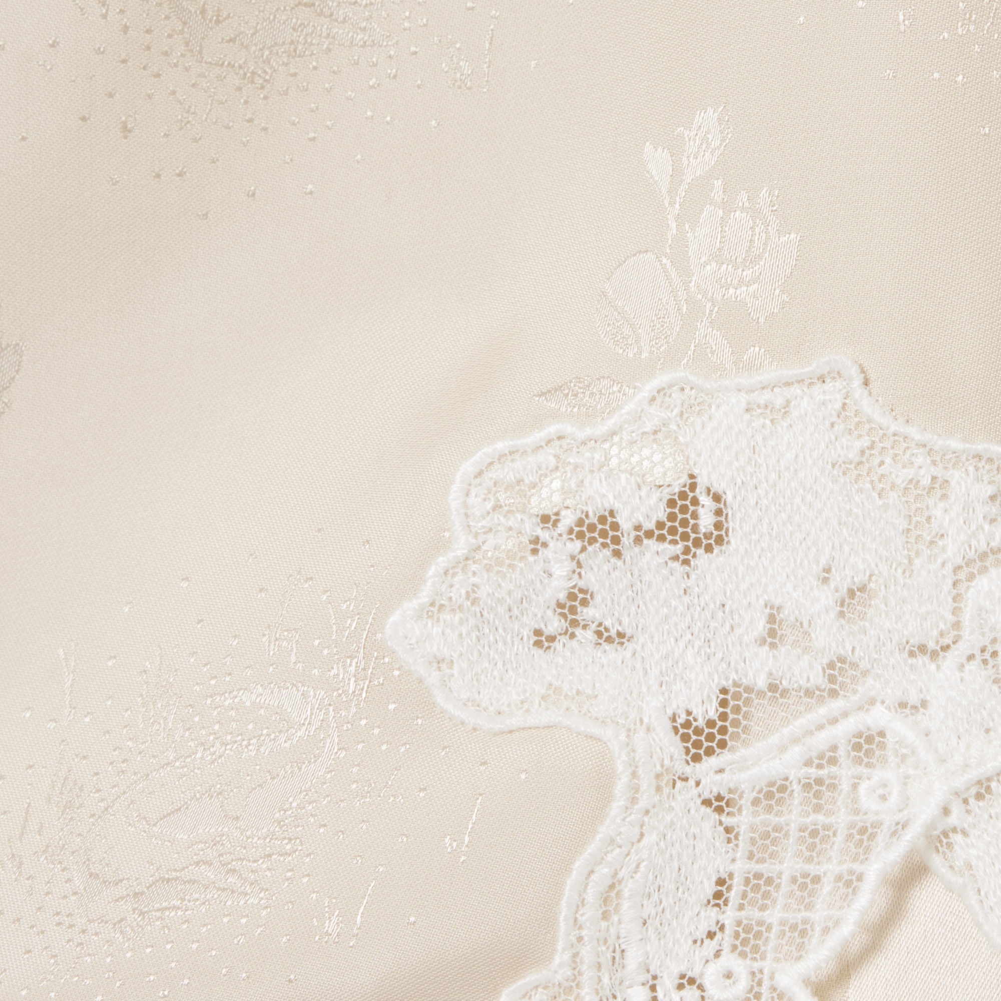 SS26 RUNWAY Kadın Regular Fit Kolsuz Desenli Bej Elbise