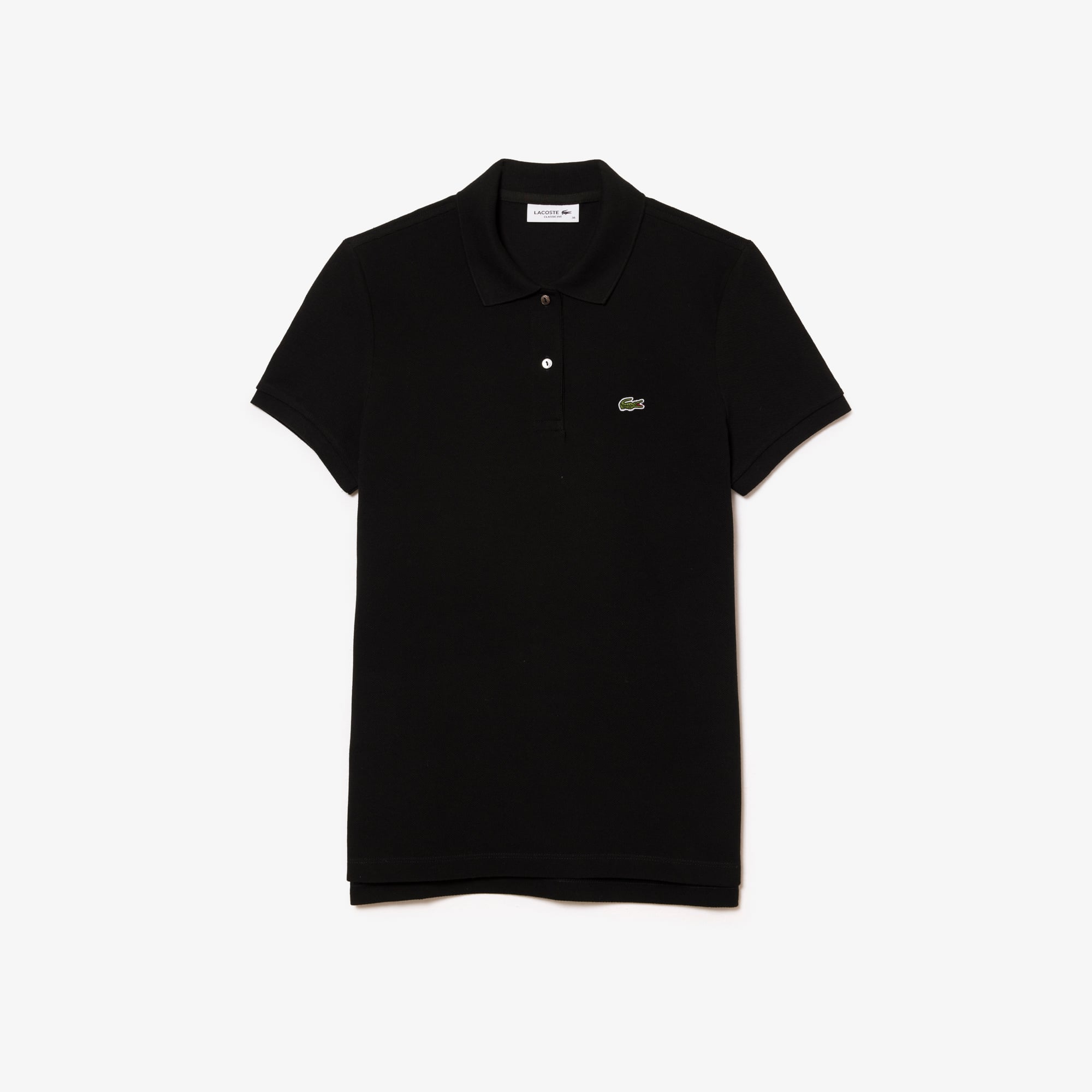 Lacoste Kadın Regular Fit Siyah Polo görsel 4