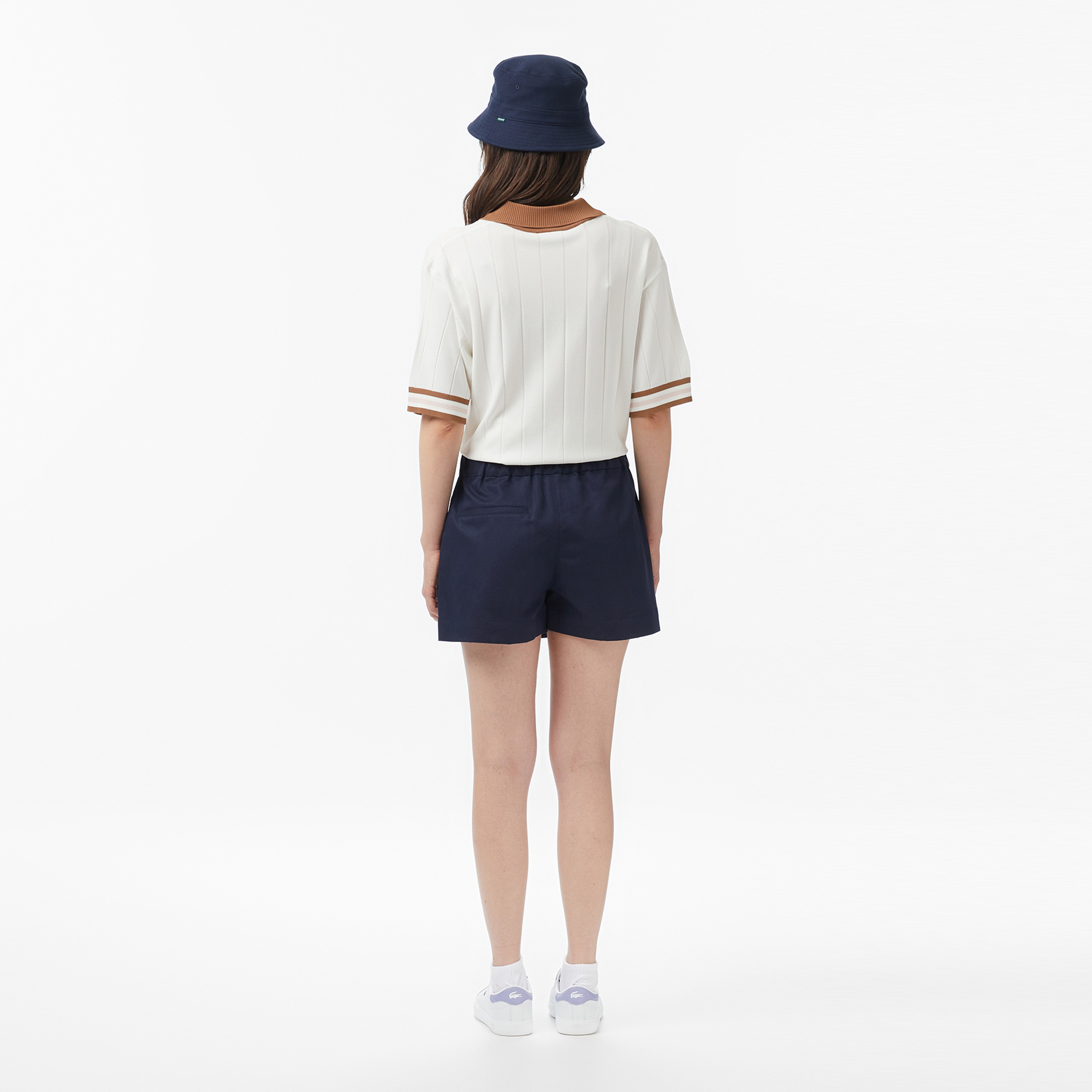 Lacoste Kadın Classic Fit Lacivert Etek görsel 5
