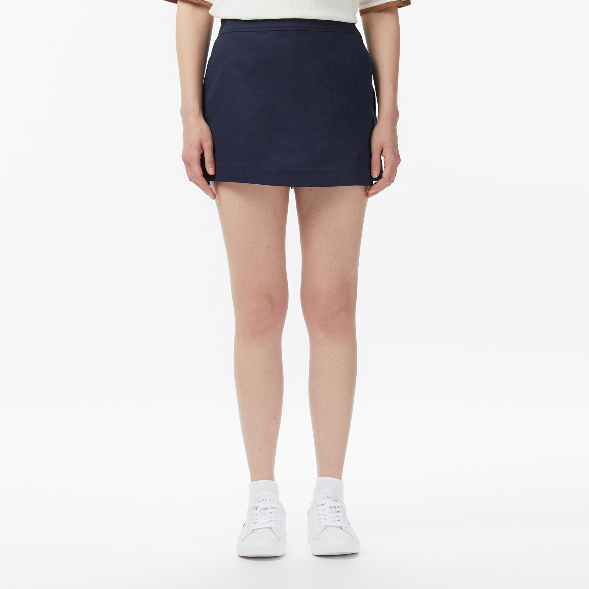 Lacoste Kadın Classic Fit Lacivert Etek görsel 2