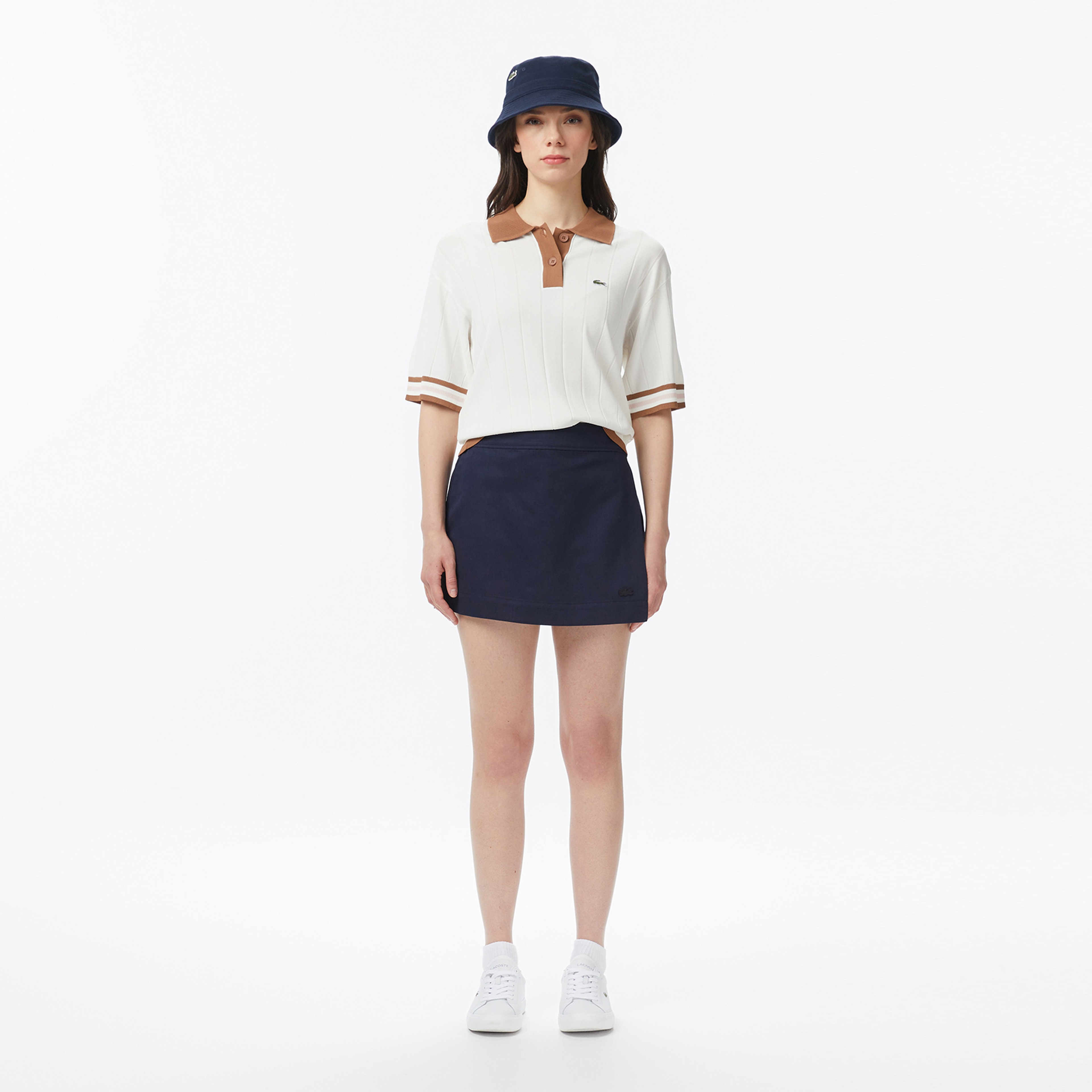 Kadın Classic Fit Lacivert Etek