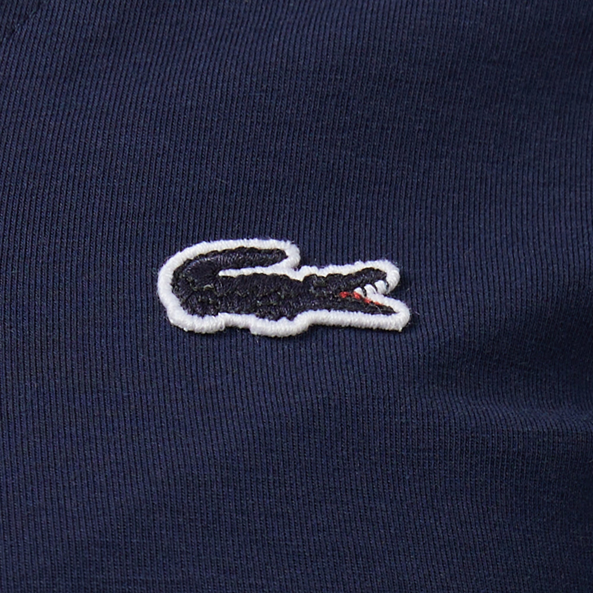 Kadın Slim Fit V Yaka Lacivert T-Shirt