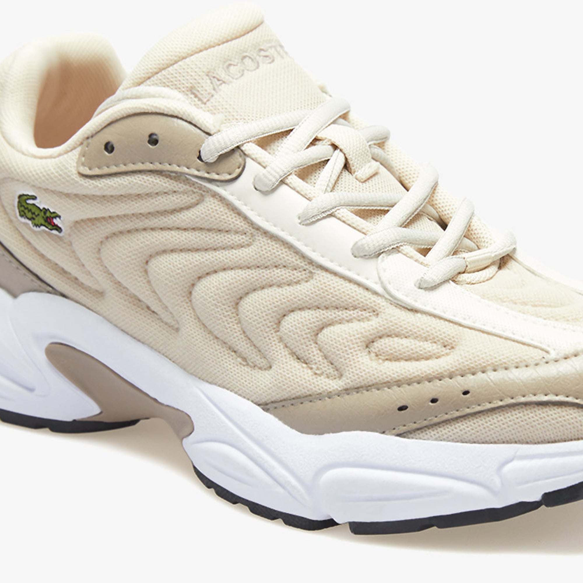 Lacoste Storm 96 2K Lite Kadın Bej Sneaker görsel 5
