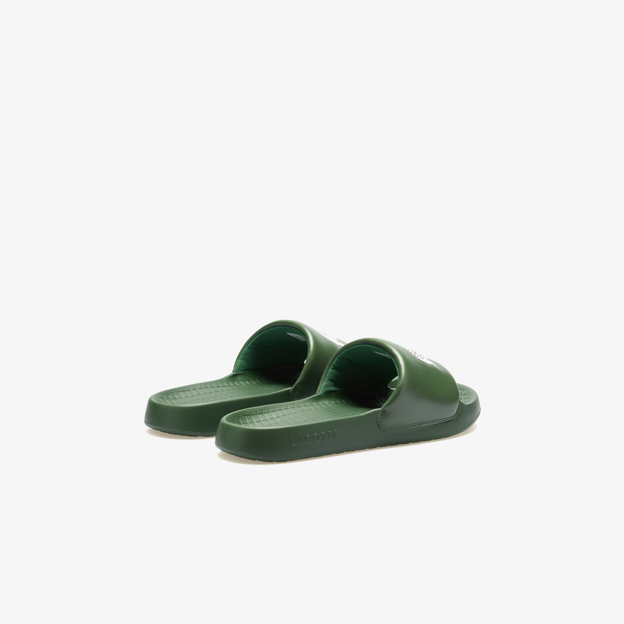 Lacoste Yeşil Lacoste Serve Slide 1.0 Erkek Terlik