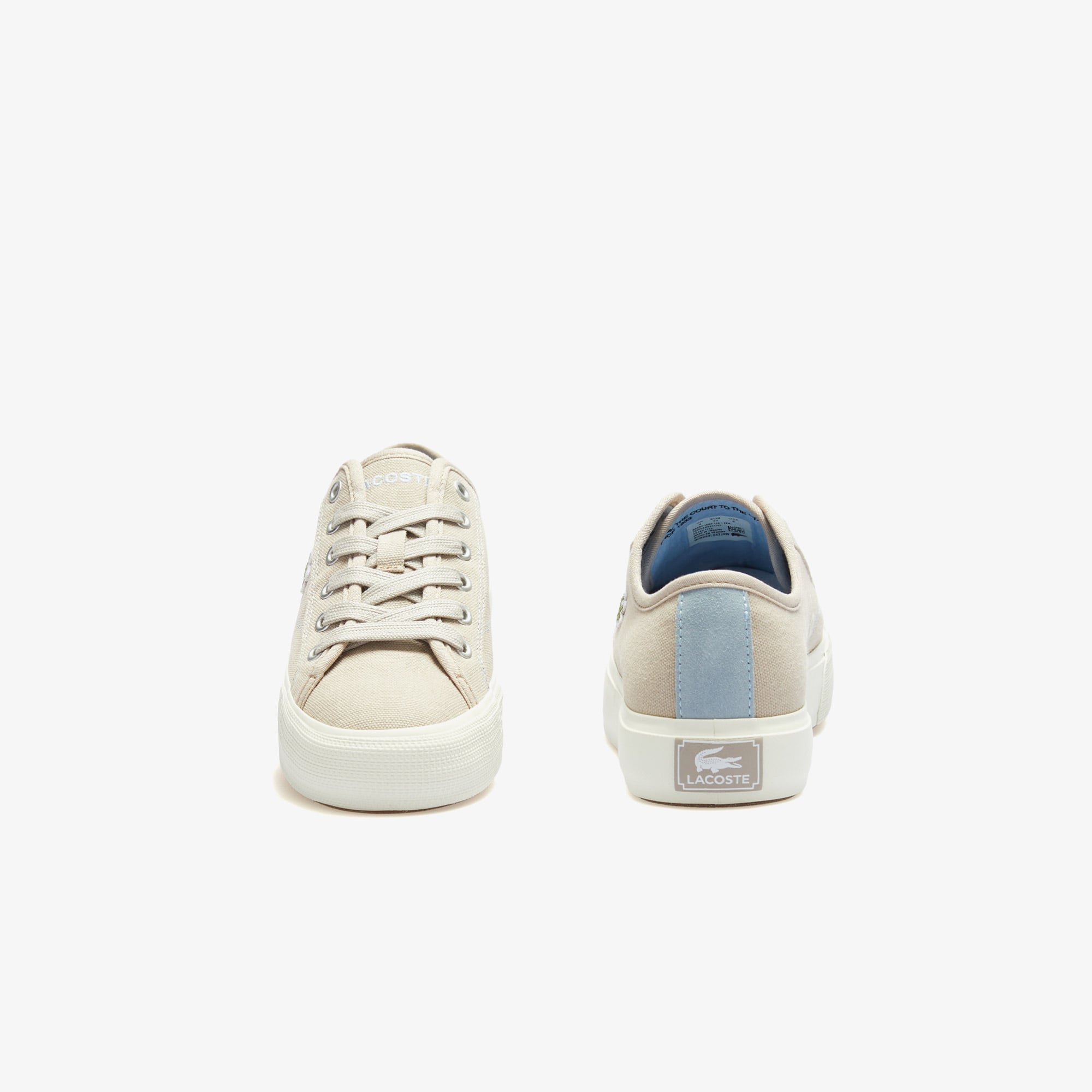 Lacoste Backcourt Kadın Gri Sneaker görsel 4
