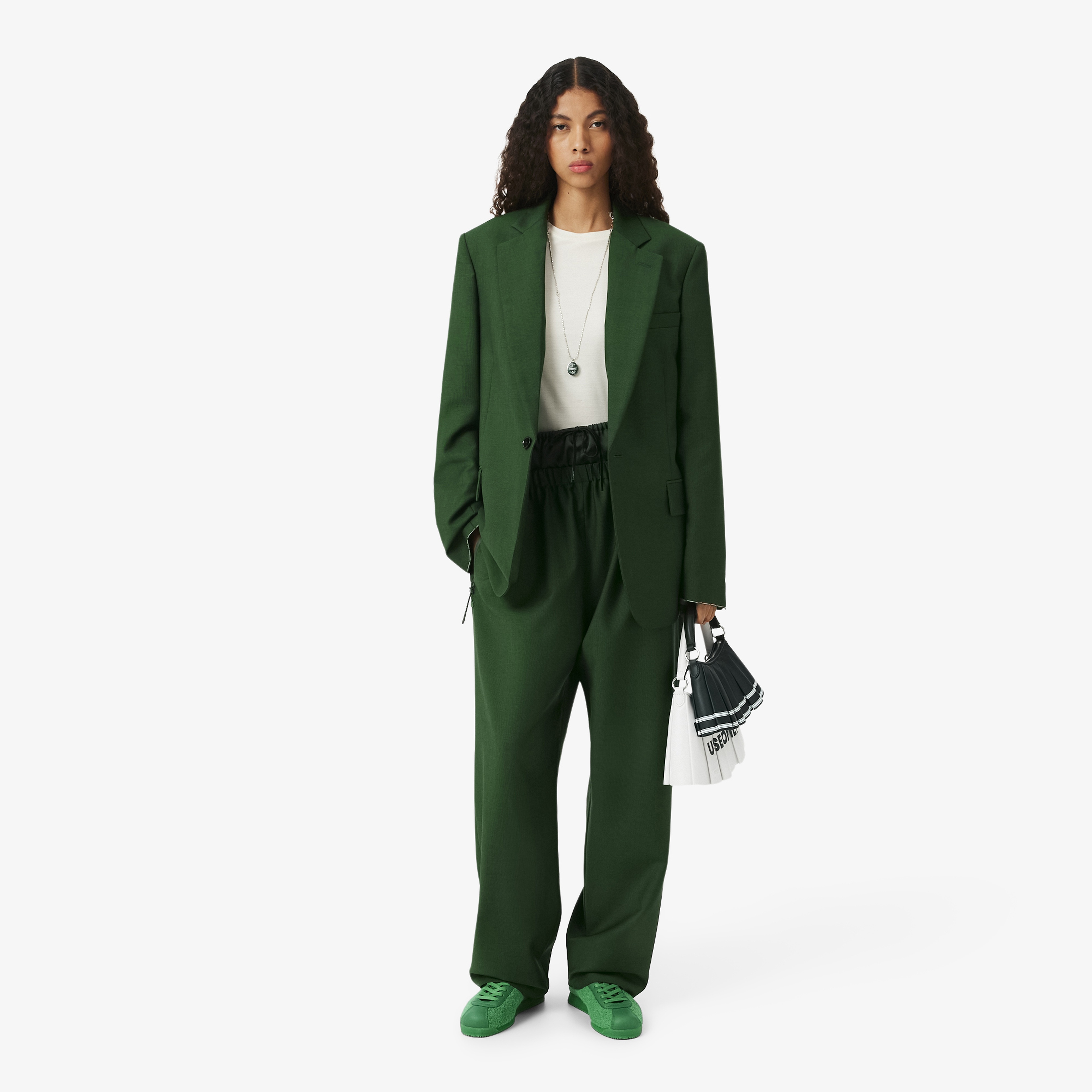 SS26 RUNWAY Club-Low Kadın Yeşil Sneaker