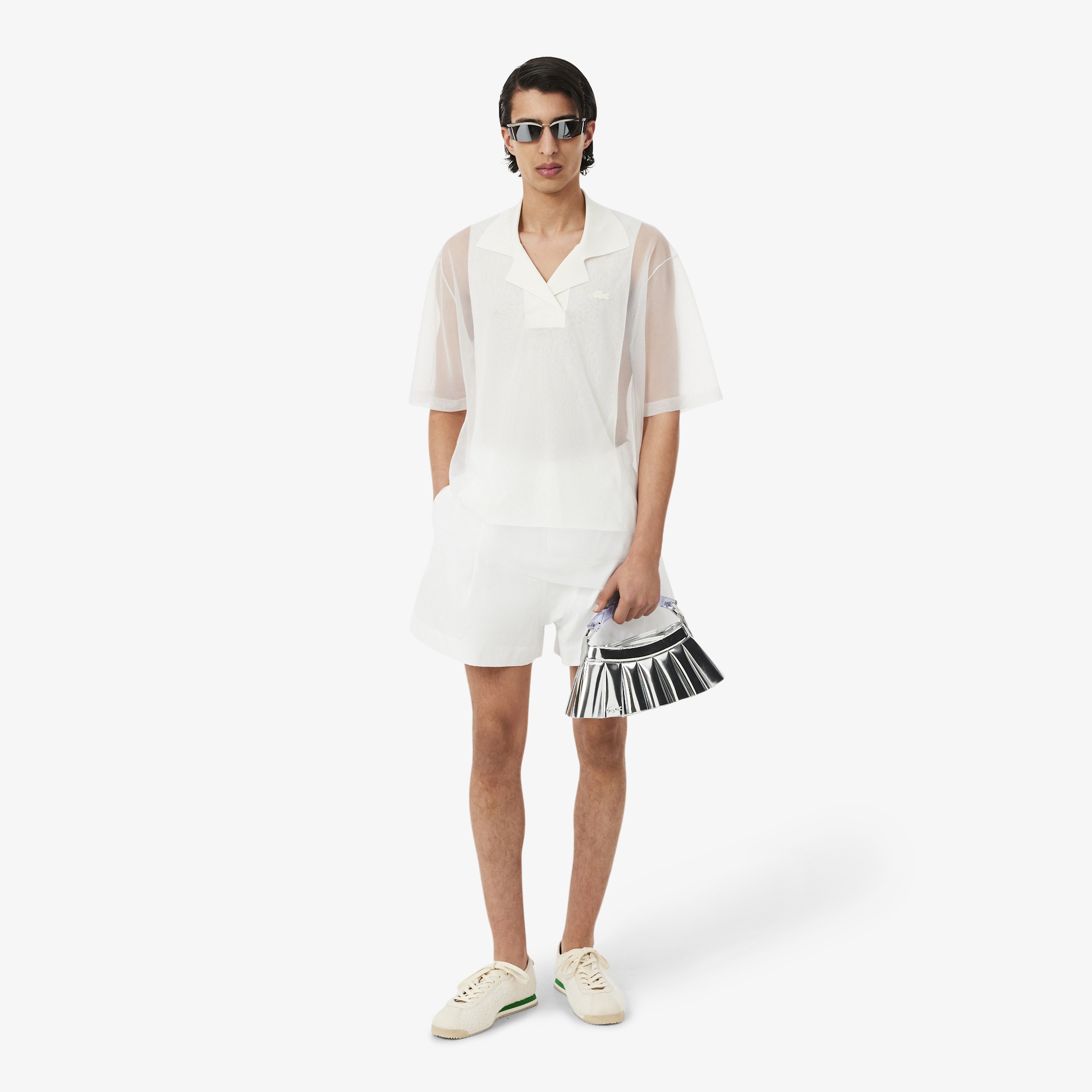 SS26 RUNWAY Club-Low Erkek Beyaz Sneaker