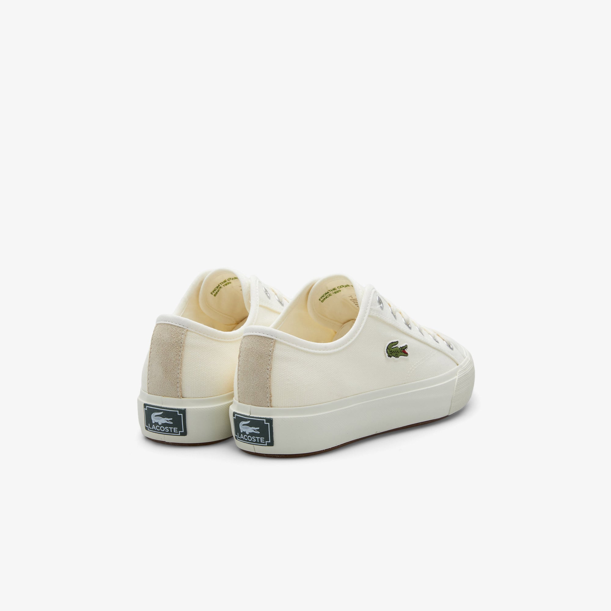 Lacoste Backcourt Kadın Krem Sneaker görsel 3
