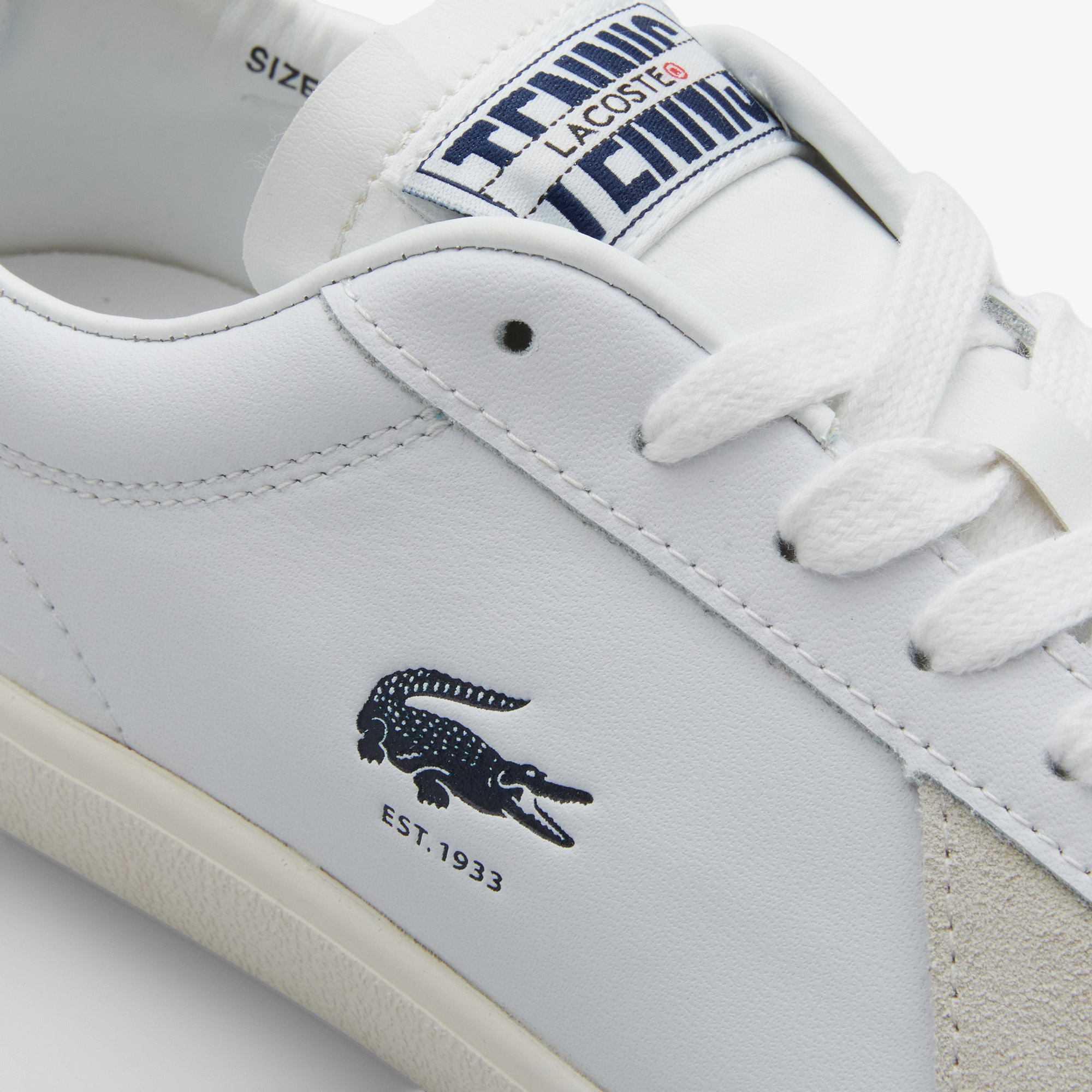 Lacoste Baseshot Pro Erkek Beyaz Sneaker görsel 6