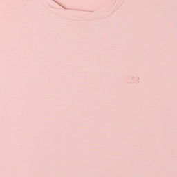 Kadın Relaxed Fit Bisiklet Yaka Açık Pembe T-Shirt Pembe