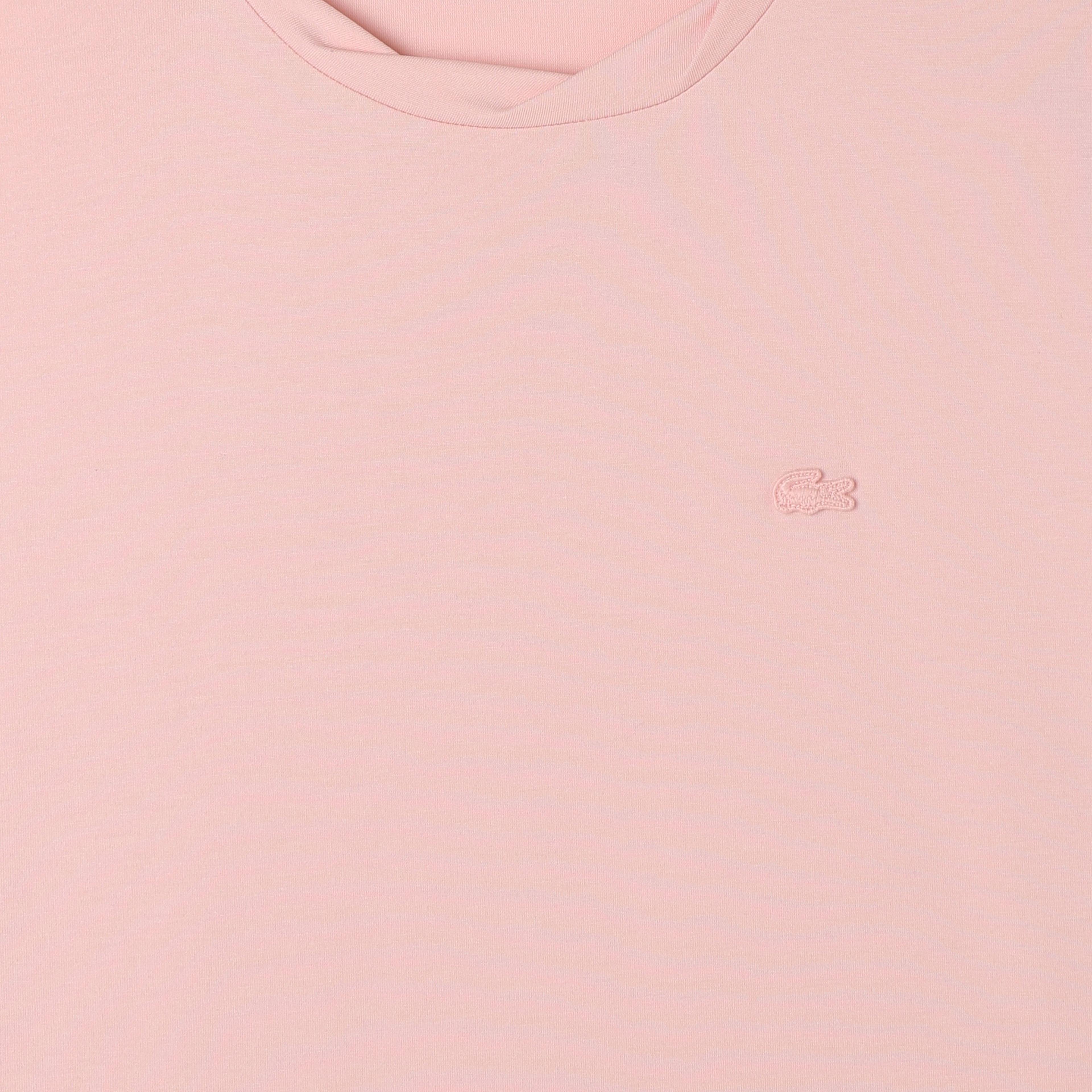 Kadın Relaxed Fit Bisiklet Yaka Açık Pembe T-Shirt