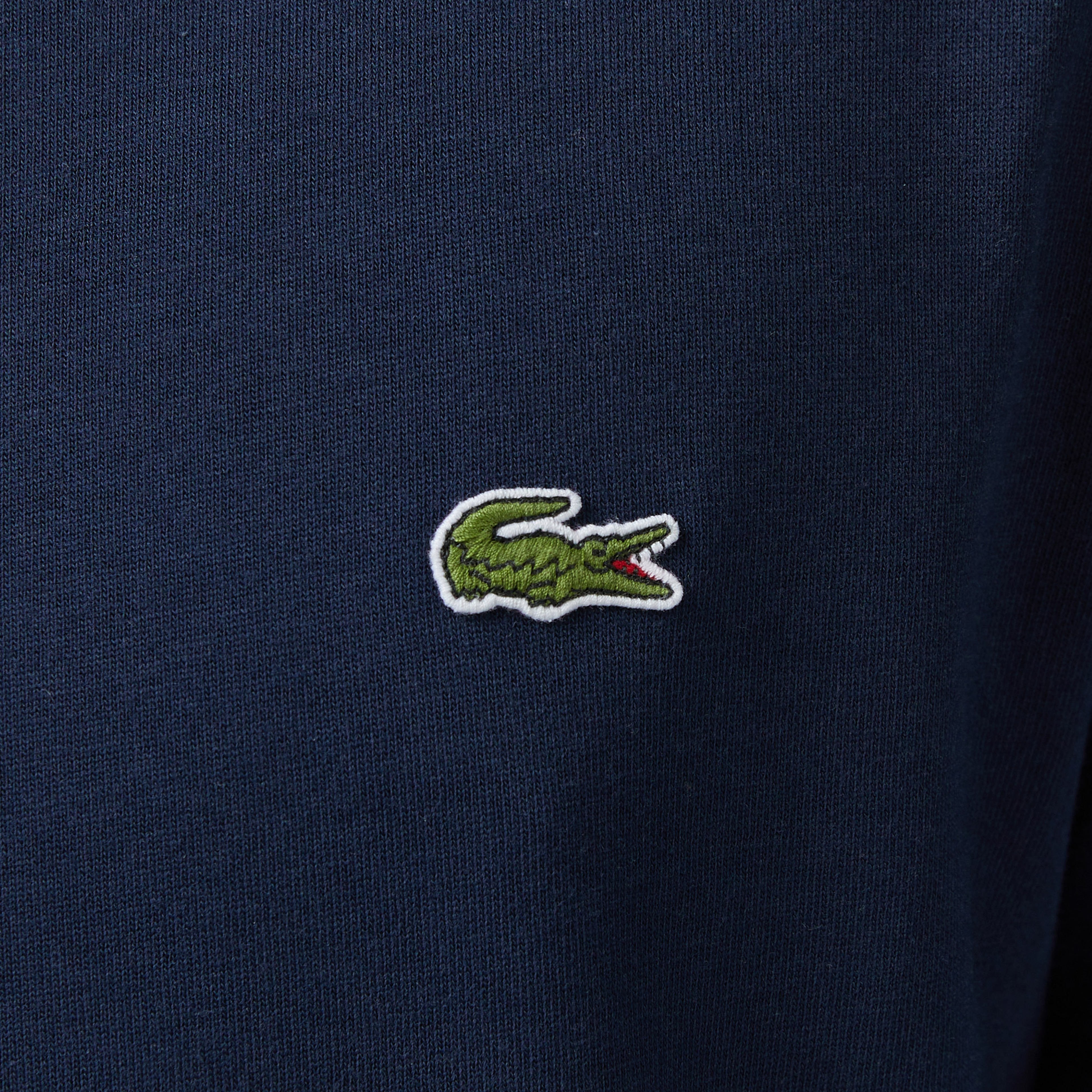 Erkek Regular Fit Bisiklet Yaka Renk Bloklu Lacivert T-Shirt