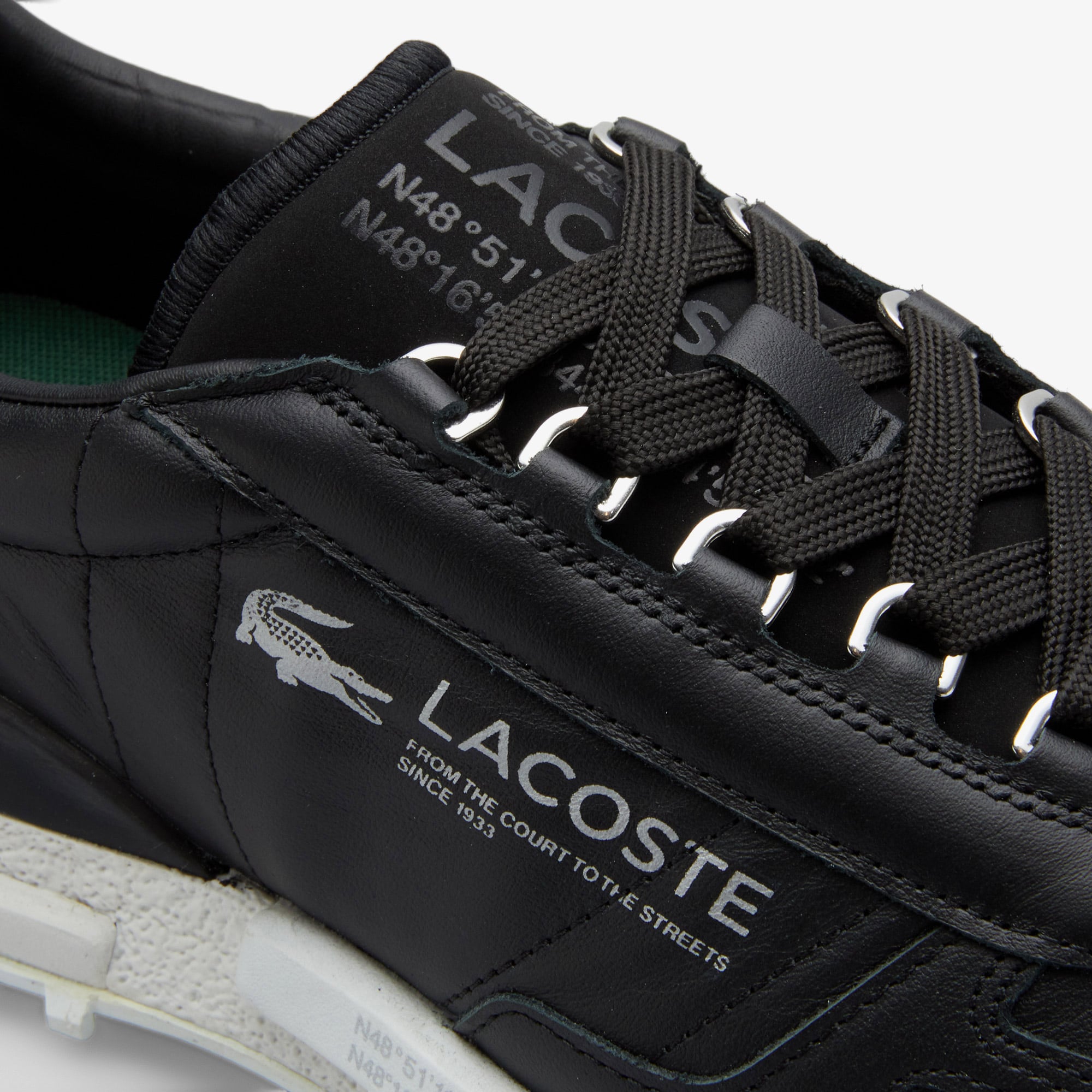Lacoste Elite Active Erkek Siyah Sneaker görsel 6