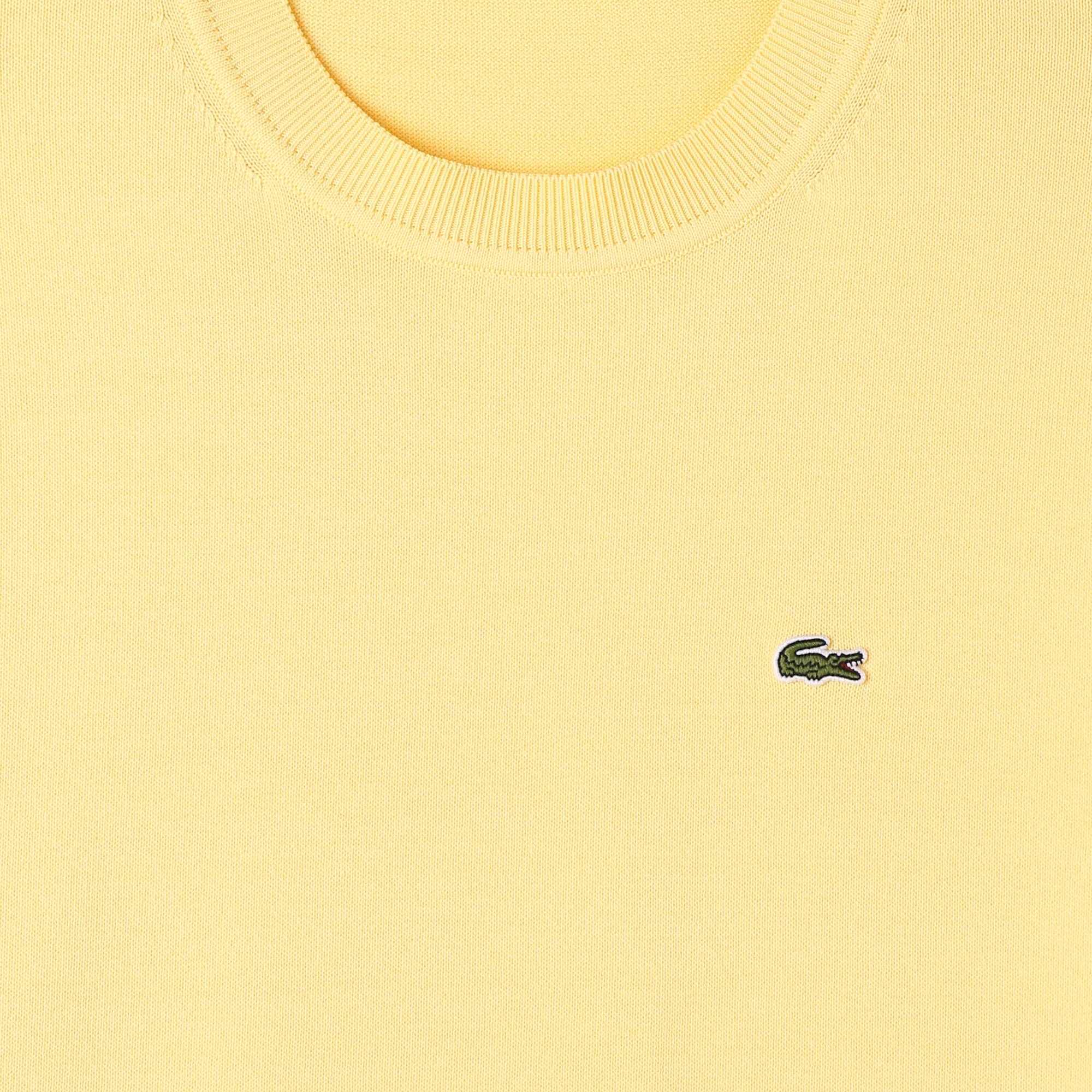 Kadın Relaxed Fit Kısa Kollu Bisiklet Yaka Sarı Bluz