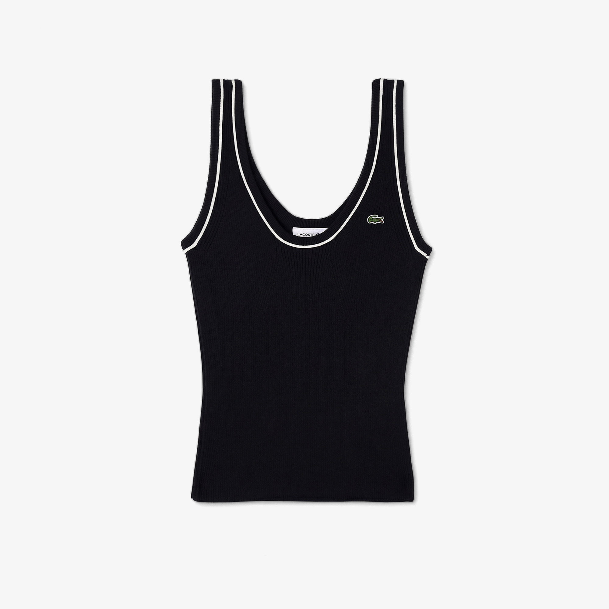 Lacoste Kadın Slim Fit Lacivert Bluz görsel 3