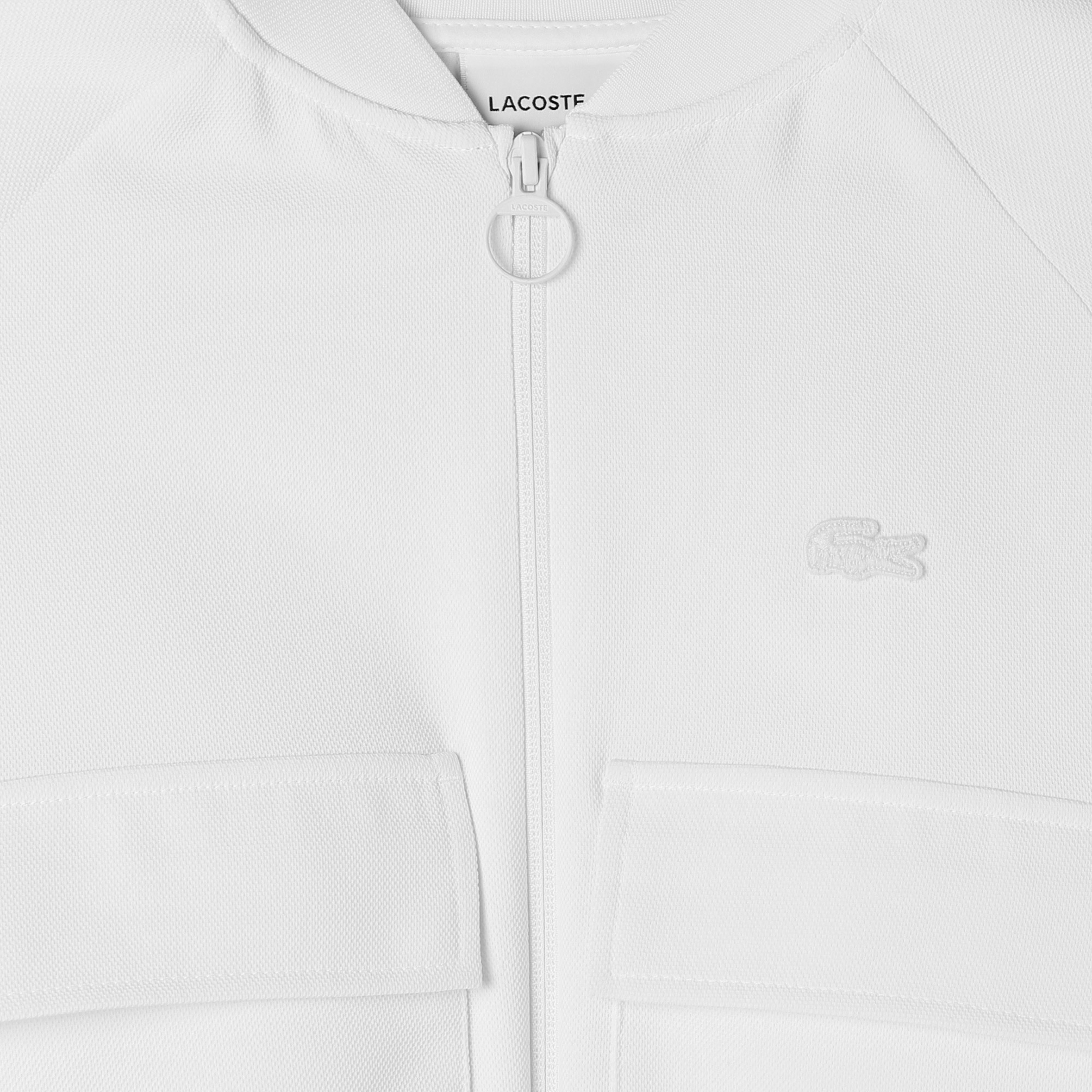 Kadın Regular Fit Fermuarlı Krem Ceket