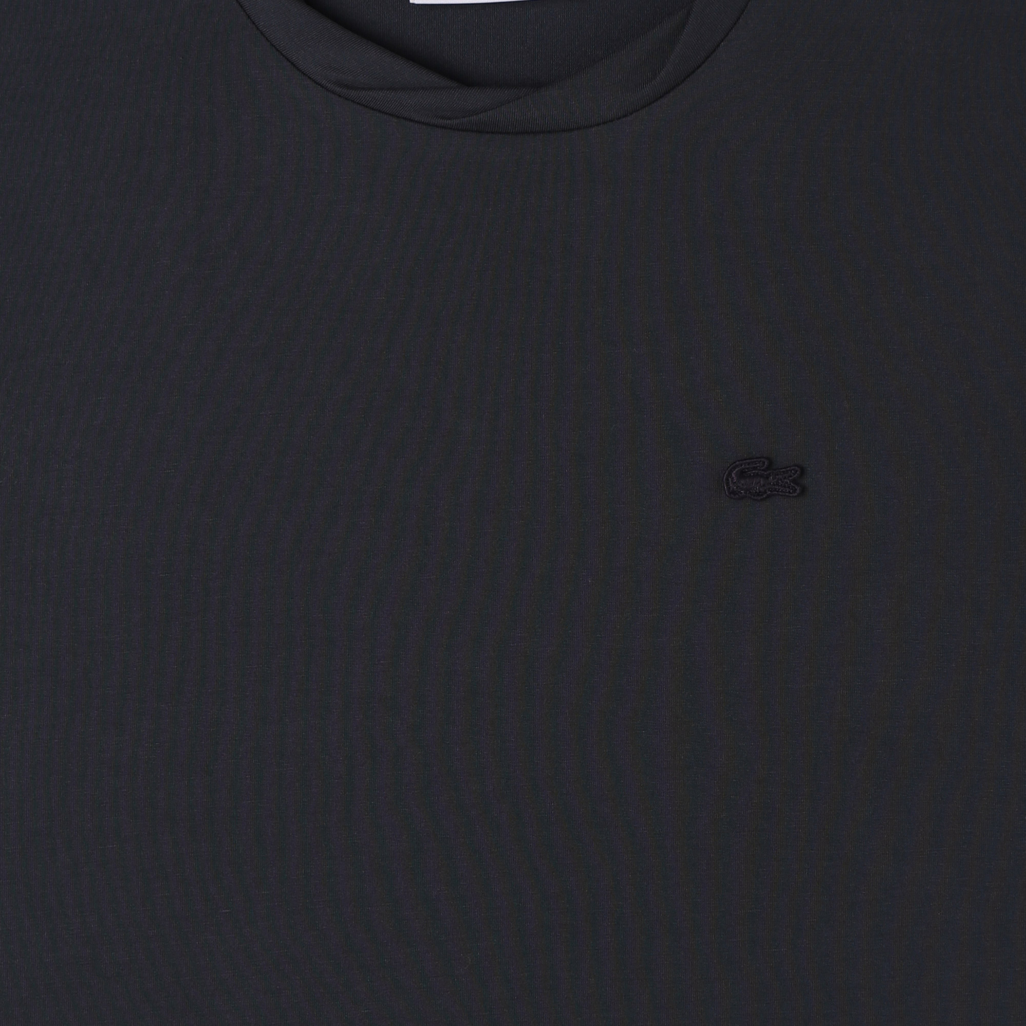 Lacoste Kadın Relaxed Fit Bisiklet Yaka Koyu Gri T-Shirt görsel 4