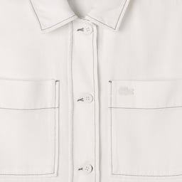 Kadın Regular Fit Kısa Kollu Düğmeli Yaka Krem Gömlek Krem