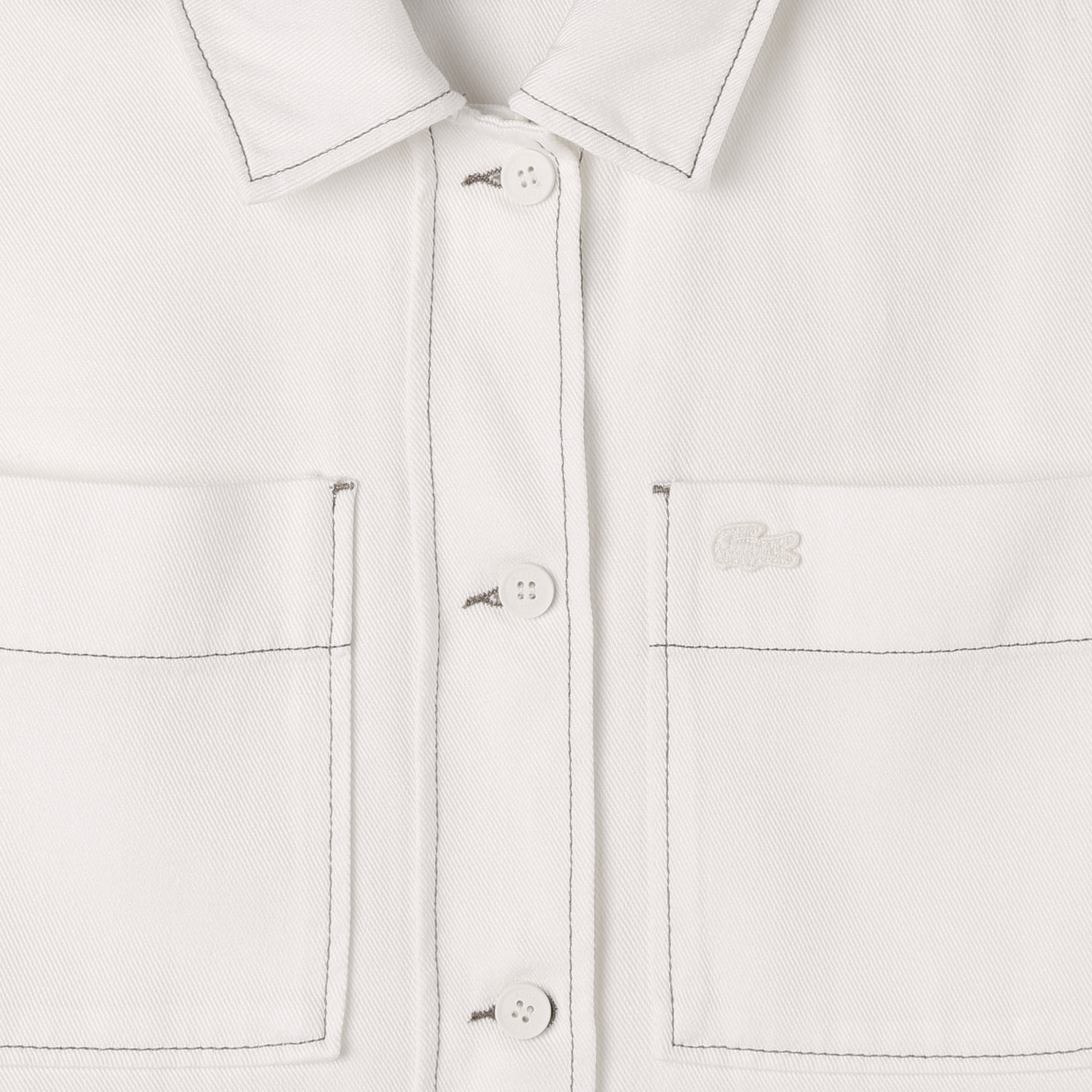 Kadın Regular Fit Kısa Kollu Düğmeli Yaka Krem Gömlek