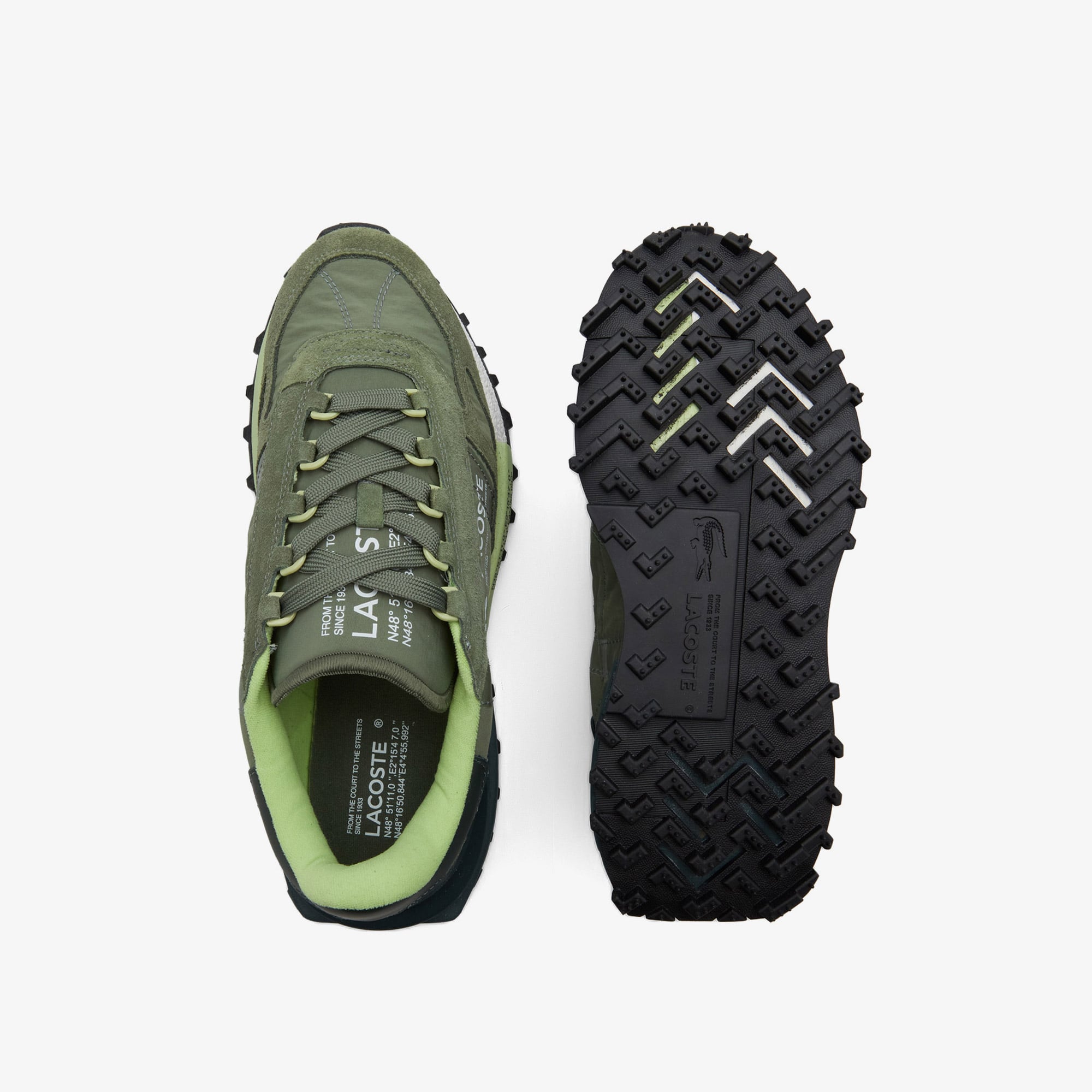 Lacoste Elite Active Erkek Haki Sneaker görsel 5