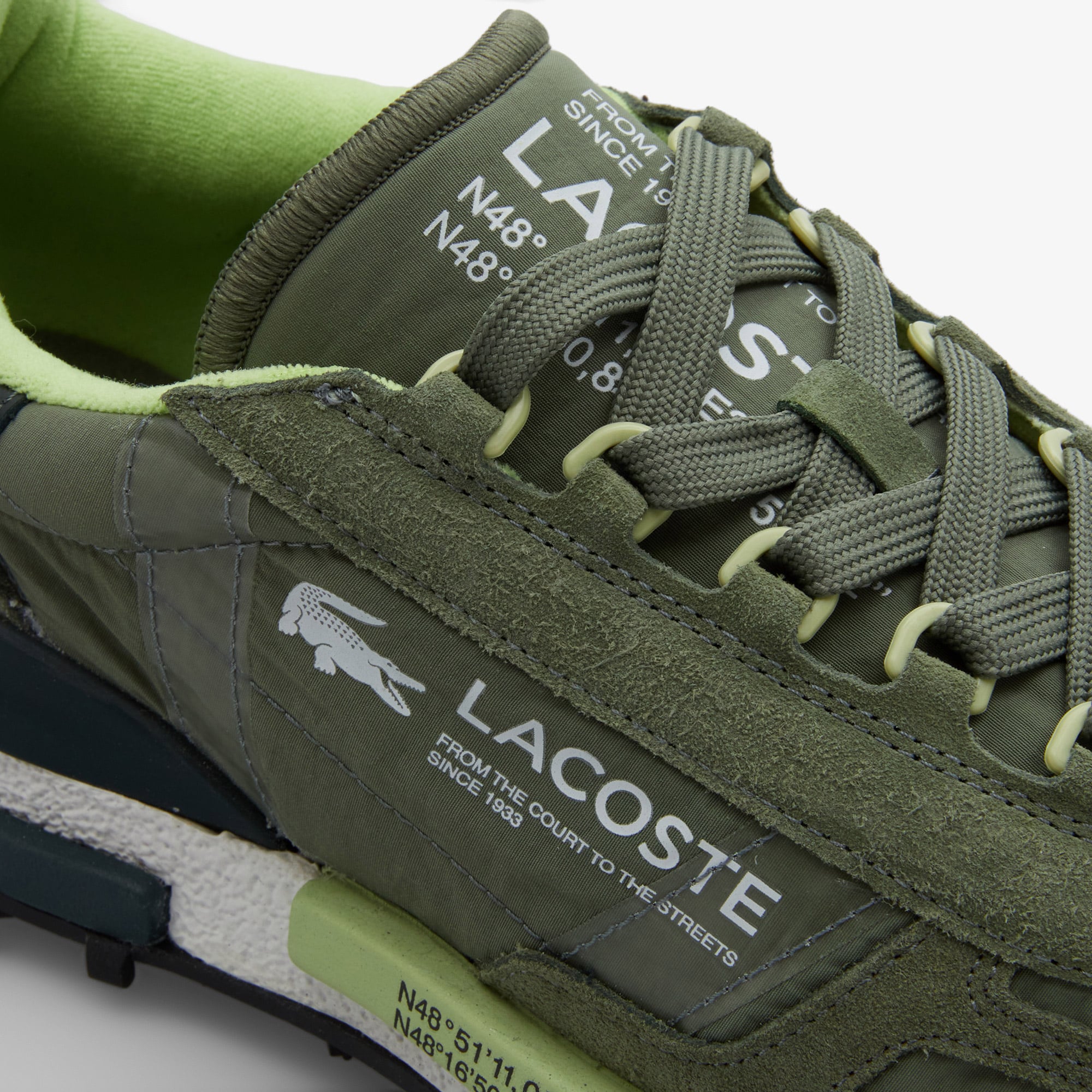 Lacoste Elite Active Erkek Haki Sneaker görsel 6