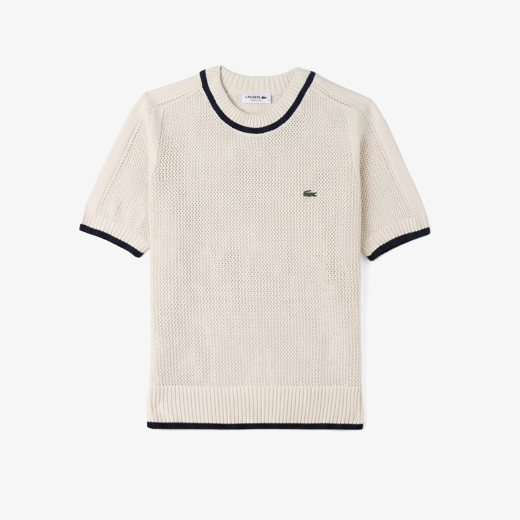 Kadın Classic Fit Bisiklet Yaka Krem Bluz