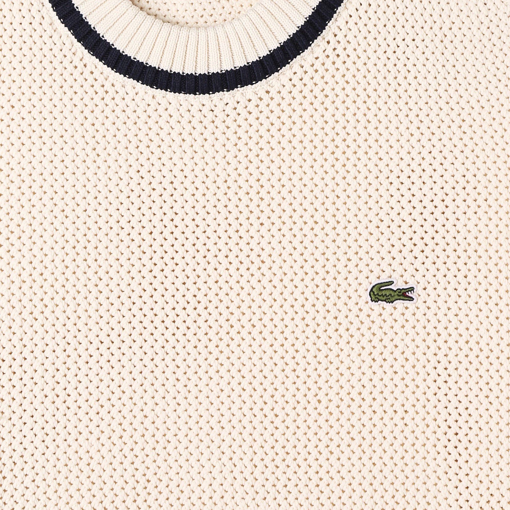 Kadın Classic Fit Bisiklet Yaka Krem Bluz