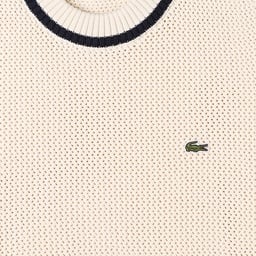 Kadın Classic Fit Bisiklet Yaka Krem Bluz Krem