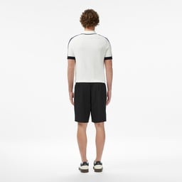 Erkek Regular Fit Siyah Şort Siyah