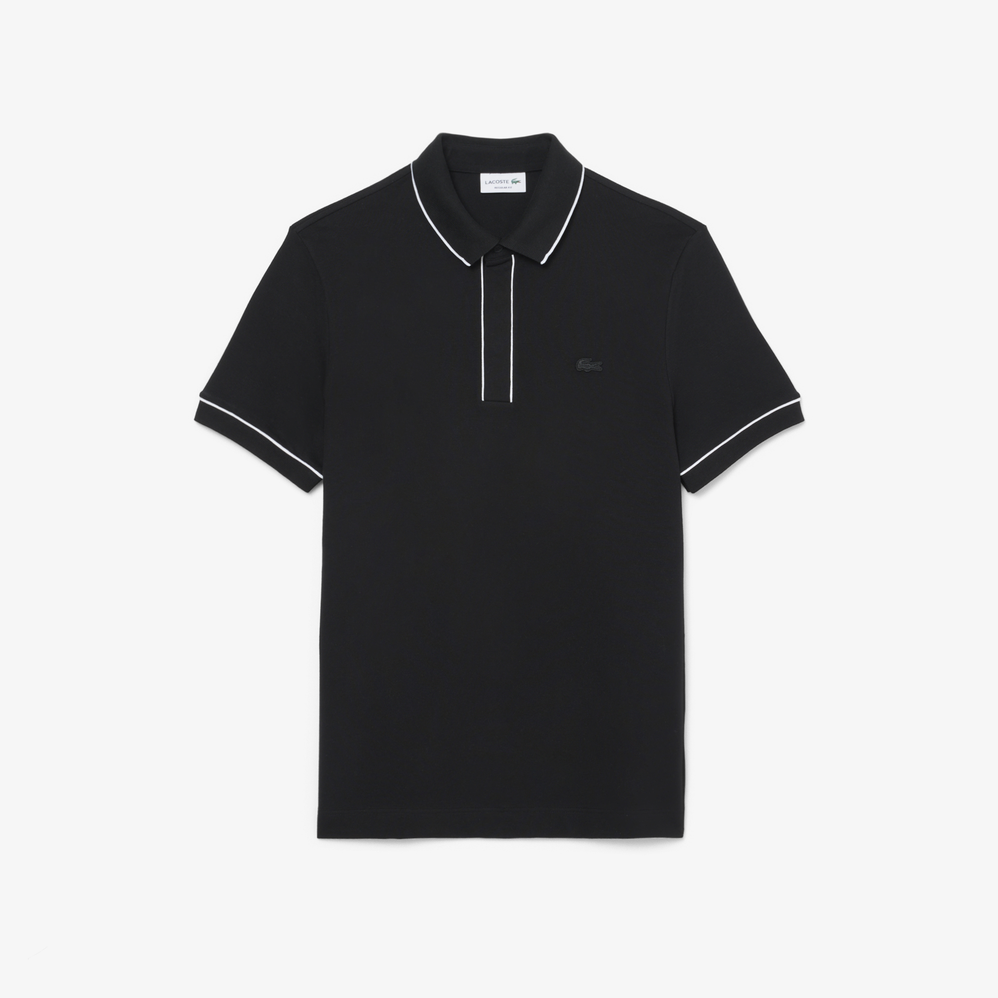 Lacoste Erkek Regular Fit Organik Pamuk Siyah Paris Polo görsel 4