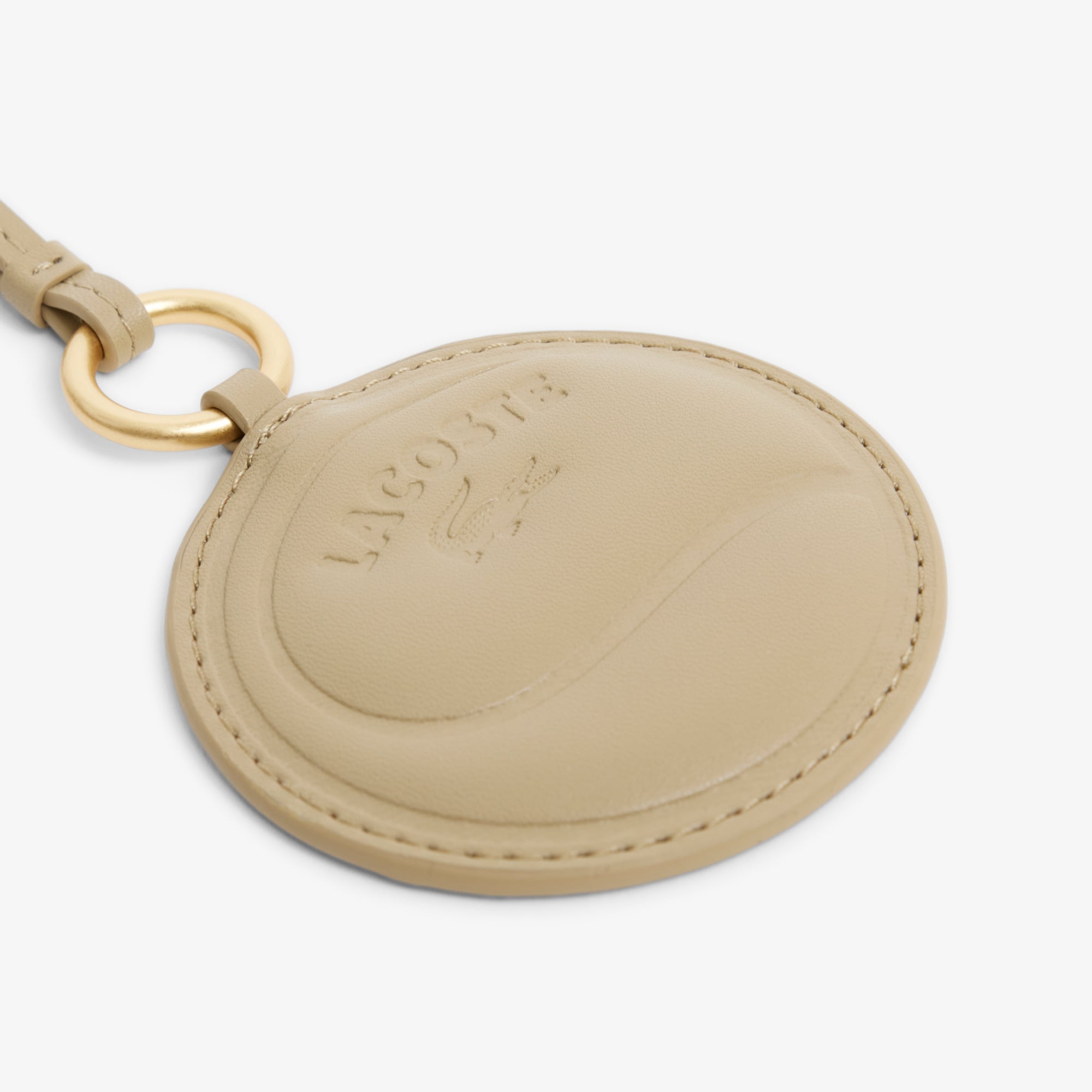 Lacoste Tennis Racket Mirror L Charms Kadın Bej Anahtarlık görsel 4