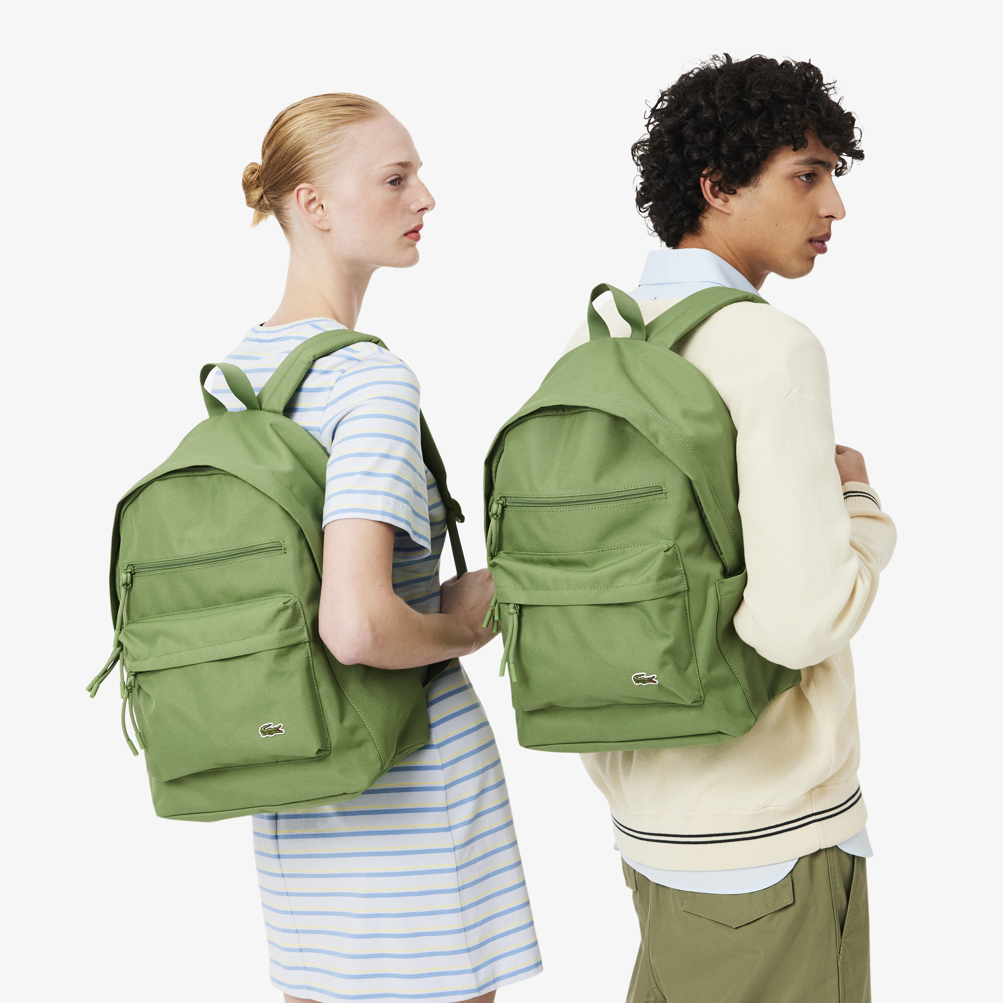 Lacoste Neocroc Erkek Yeşil Sırt Çantası görsel 7