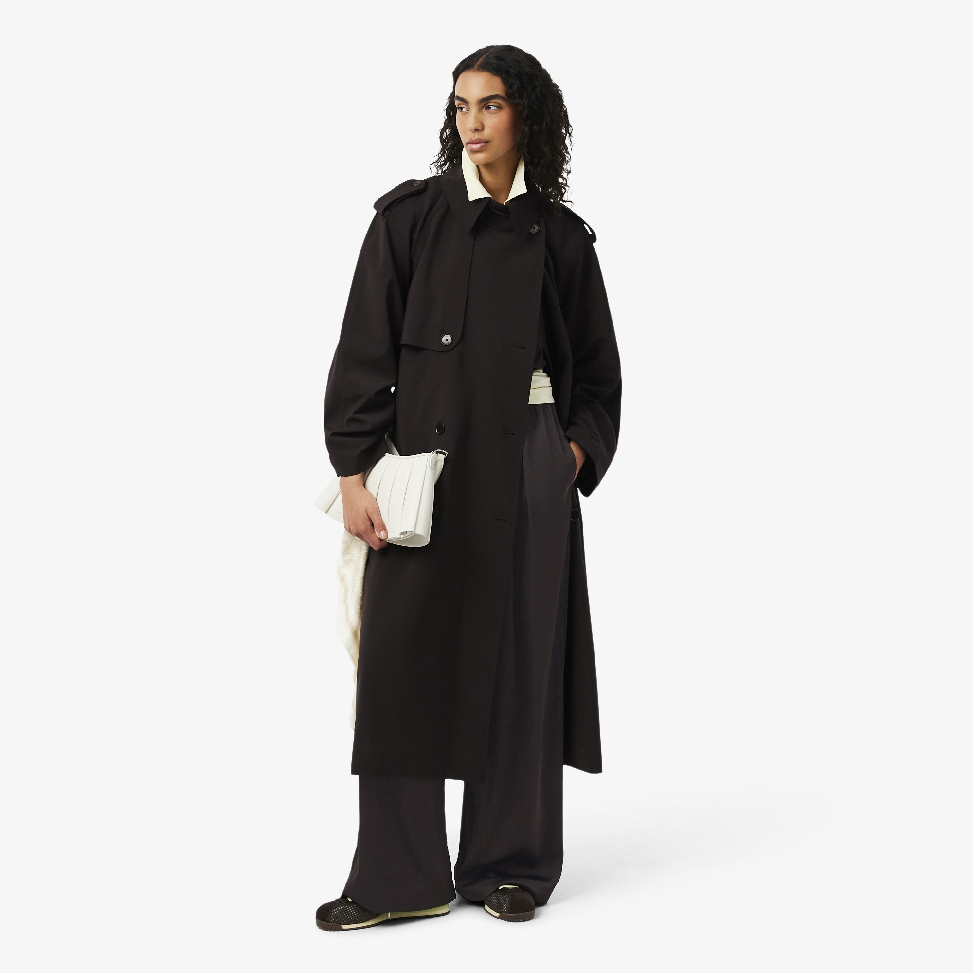 Kadın Oversize Fit Kahverengi Pantolon