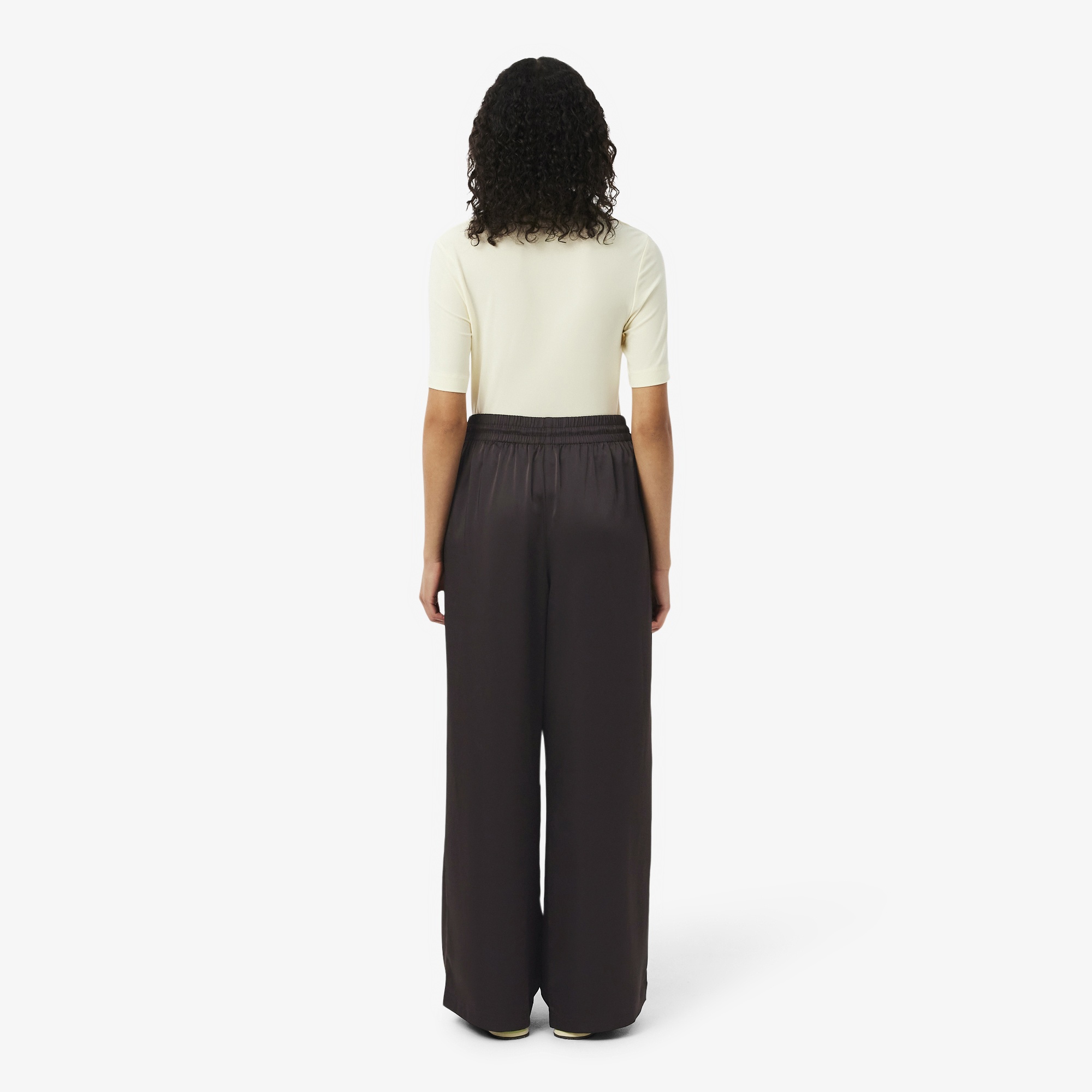 Kadın Oversize Fit Kahverengi Pantolon
