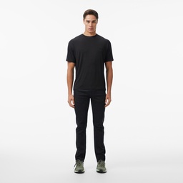 Erkek Regular Fit Bisiklet Yaka Siyah T-Shirt Siyah