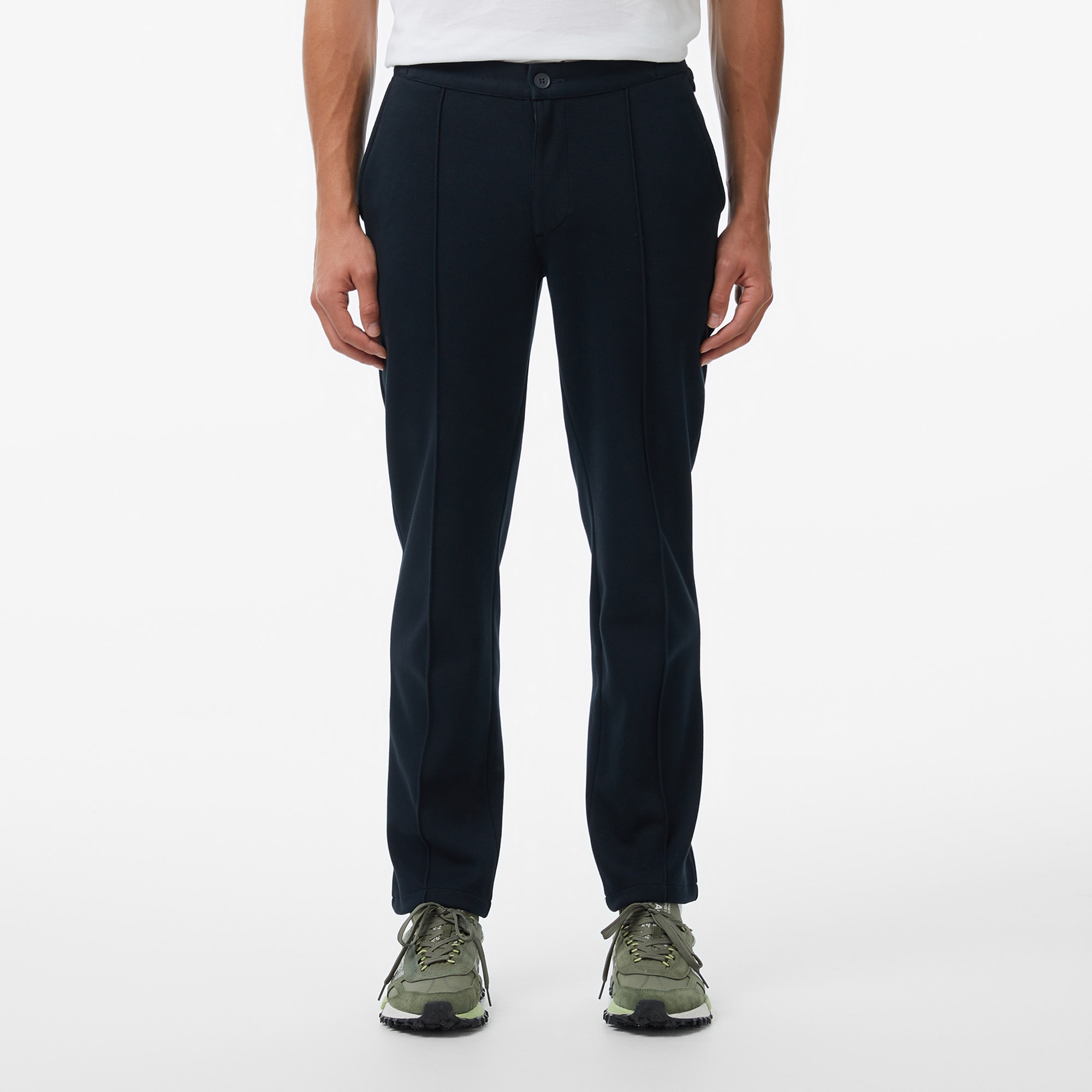 Erkek Regular Fit Koyu Gri Pantolon