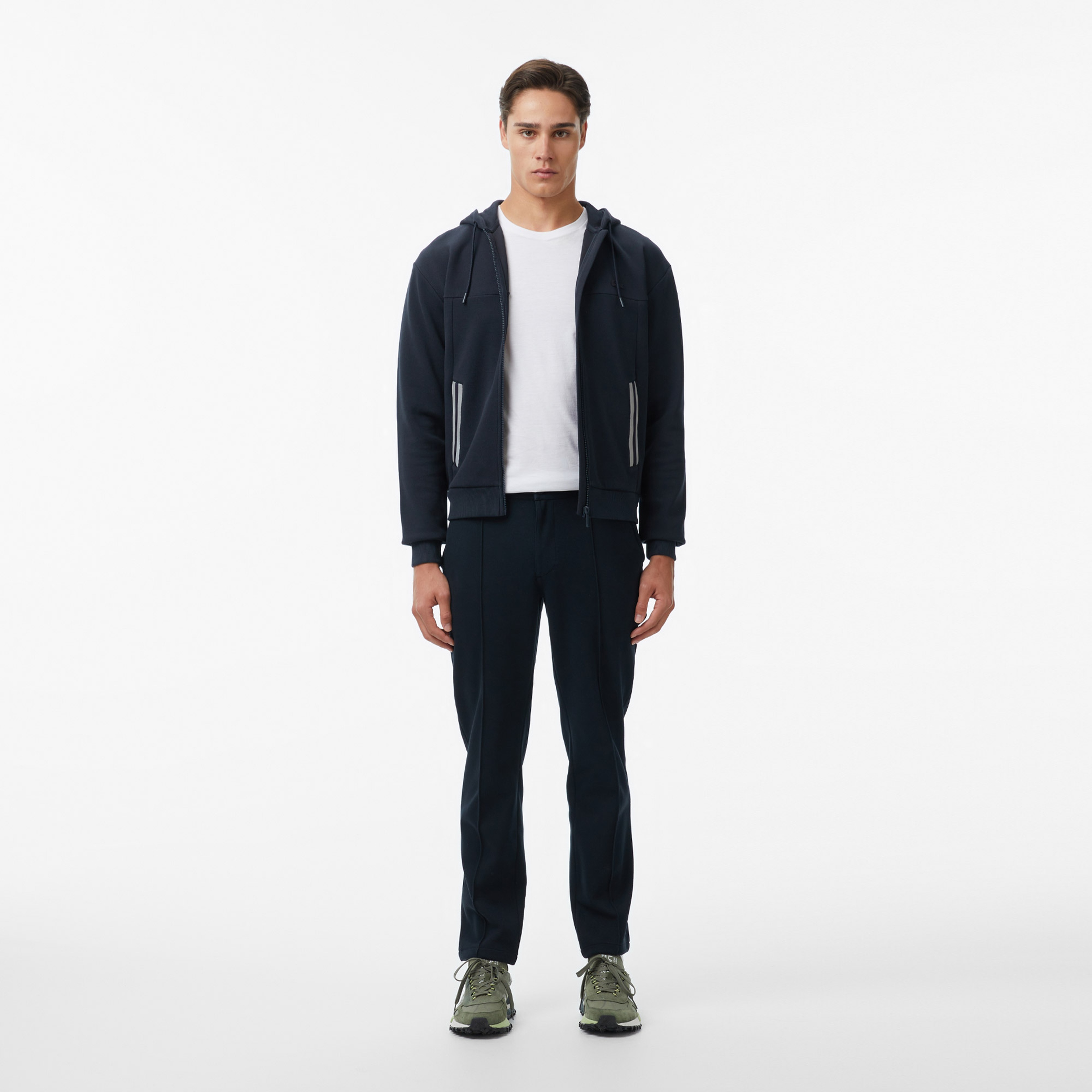 Erkek Regular Fit Koyu Gri Pantolon