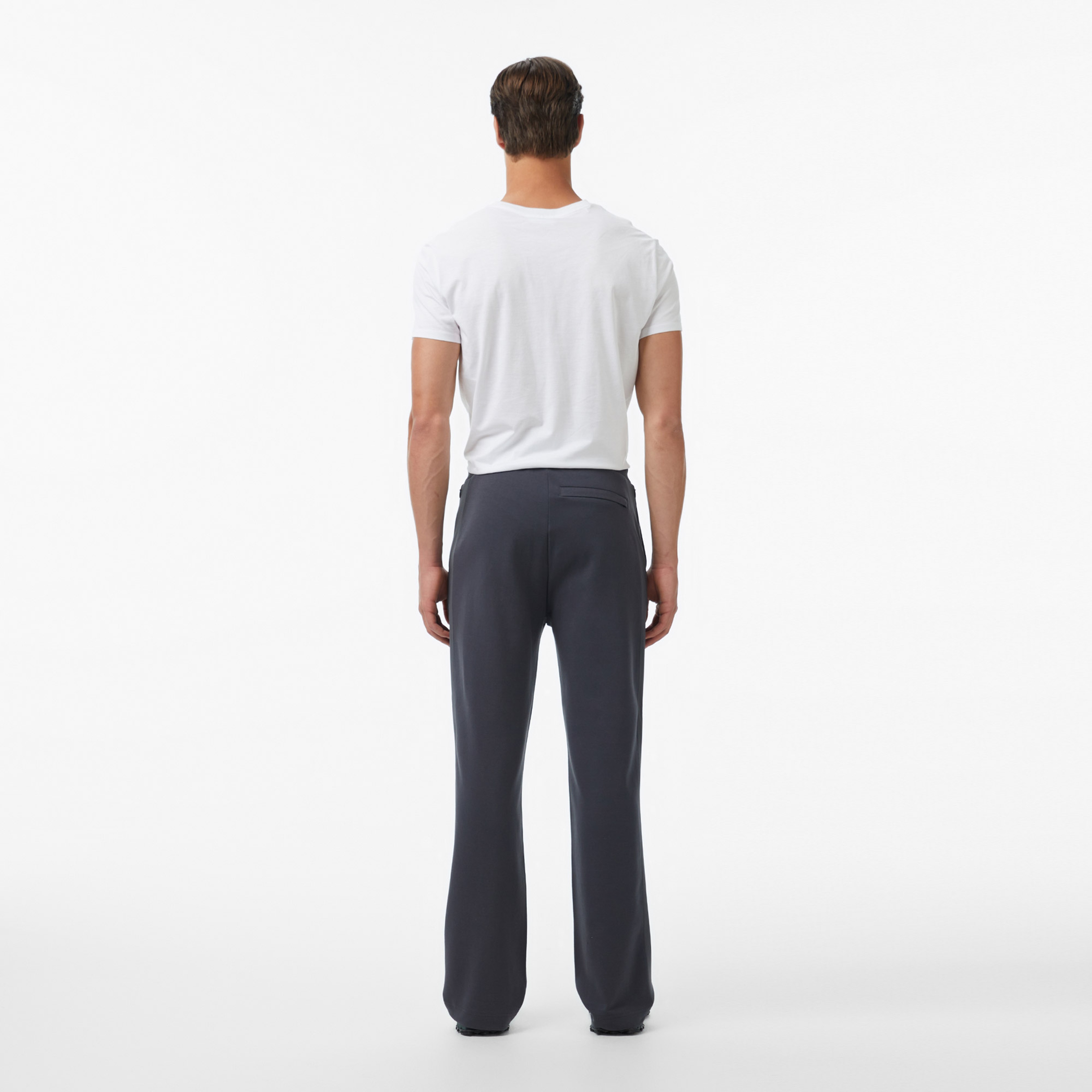 Erkek Regular Fit Renk Bloklu Koyu Gri Eşofman Altı