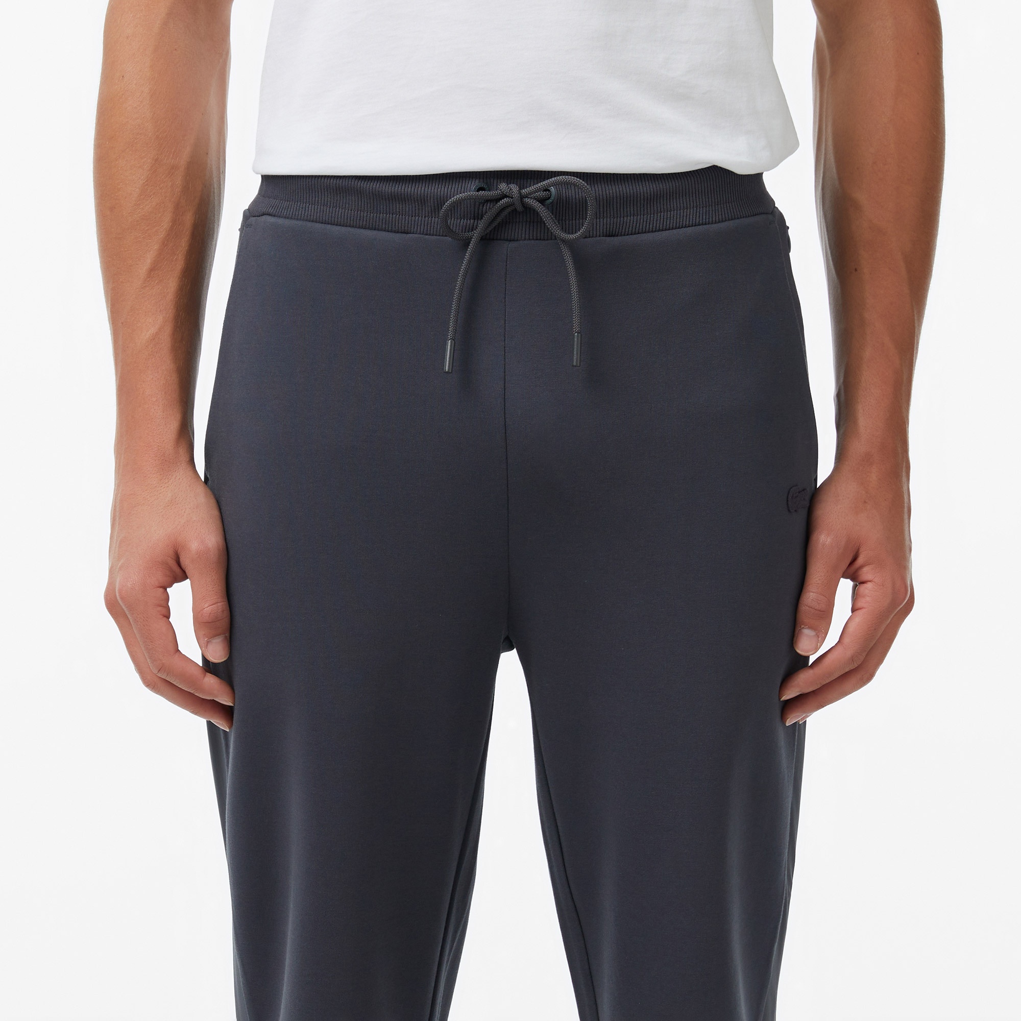 Erkek Regular Fit Renk Bloklu Koyu Gri Eşofman Altı