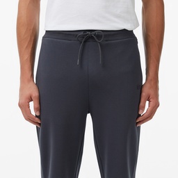 Erkek Regular Fit Renk Bloklu Koyu Gri Eşofman Altı Gri