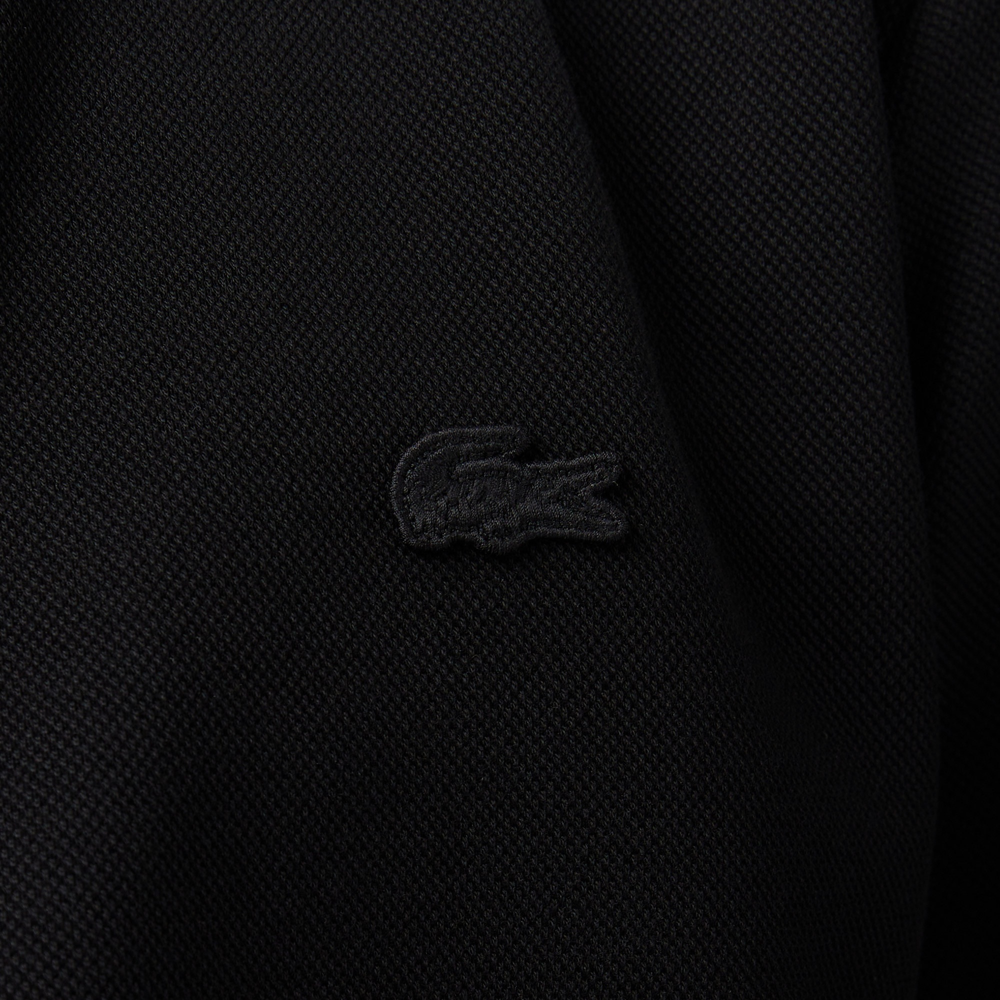 Erkek Regular Fit Fermuarlı Renk Bloklu Siyah Sweatshirt